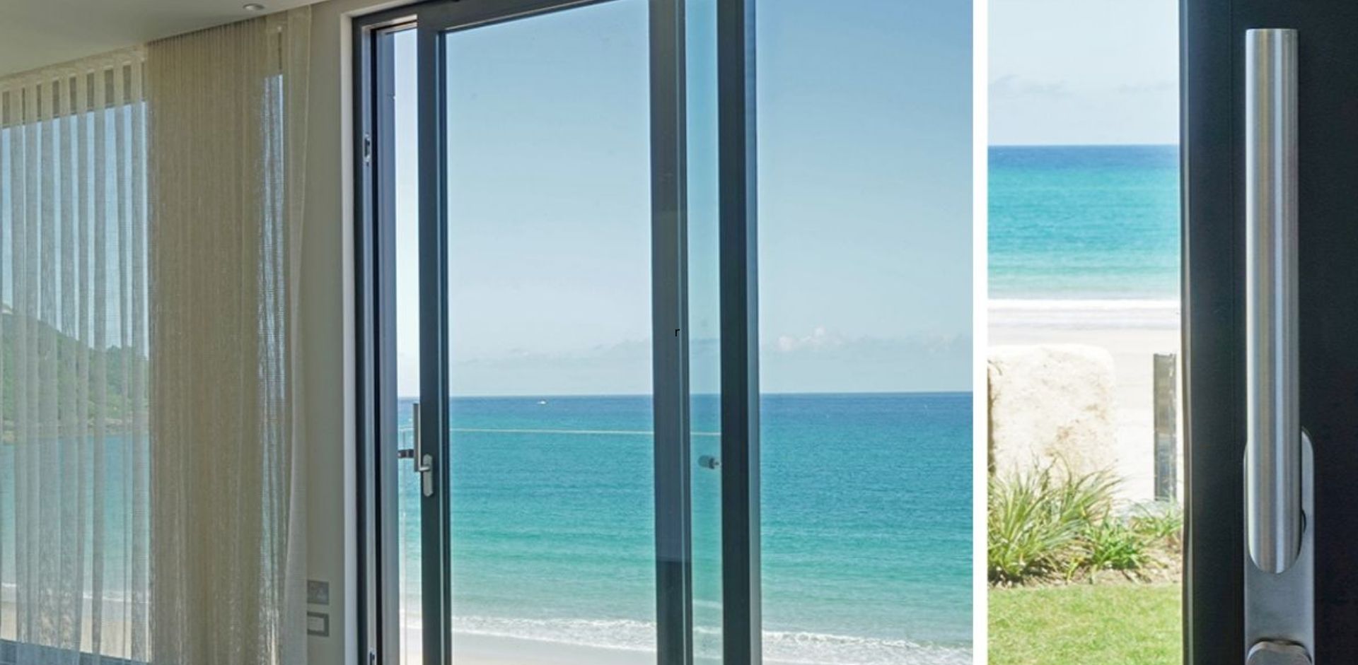 KM750 BLU Lift & Slide Door Handle at Carbis Bay