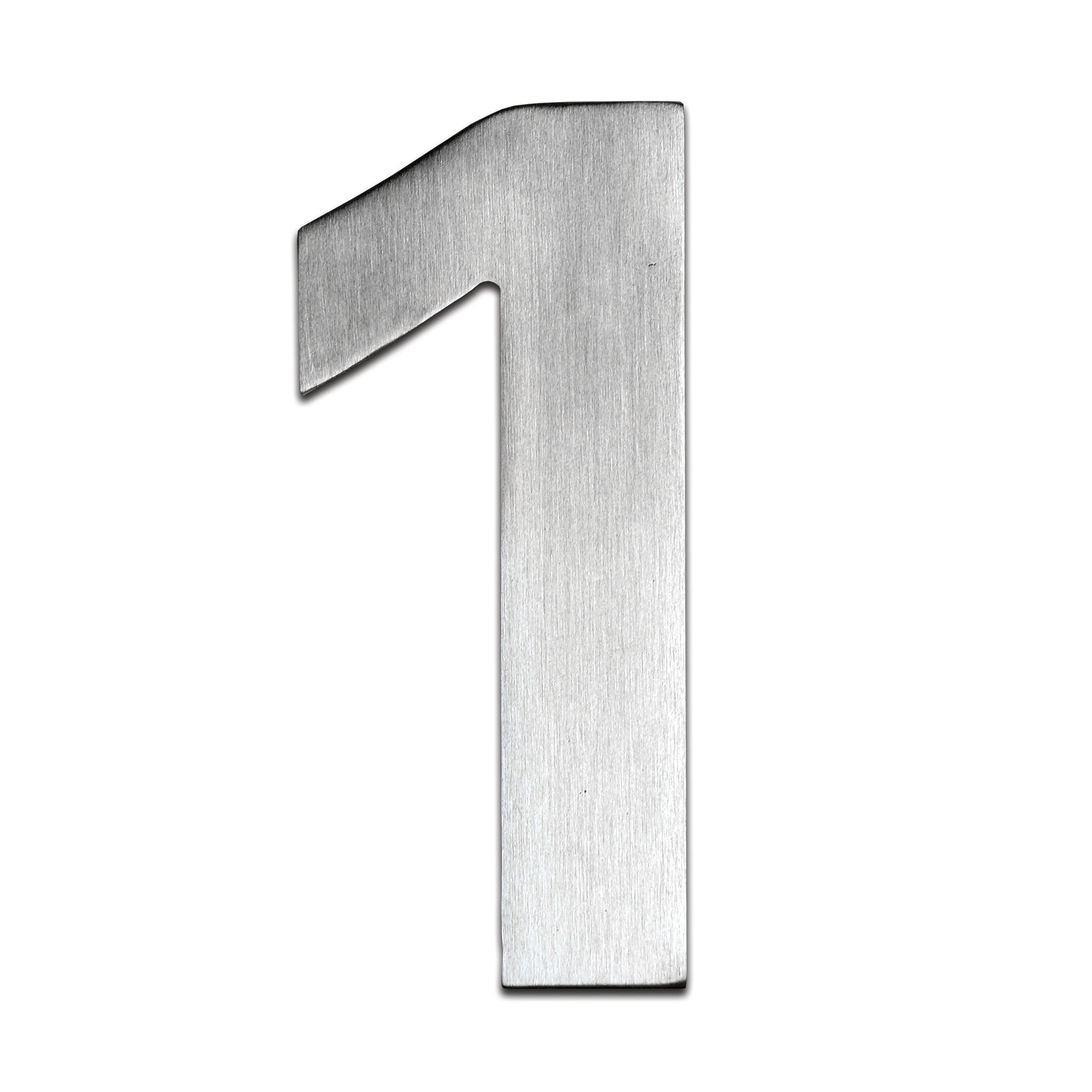 Front Door Numerals | Satin Stainless Steel
