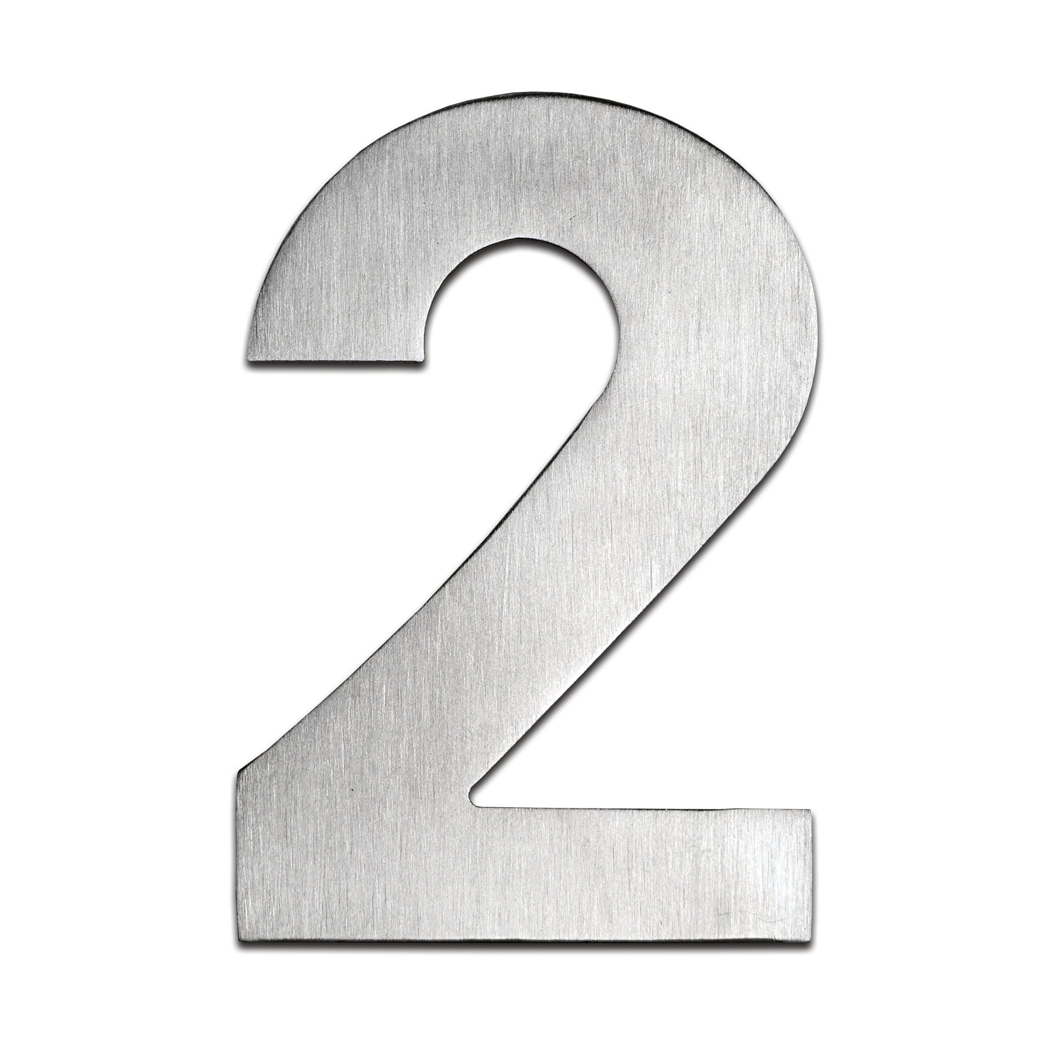 Front Door Numerals | Satin Stainless Steel