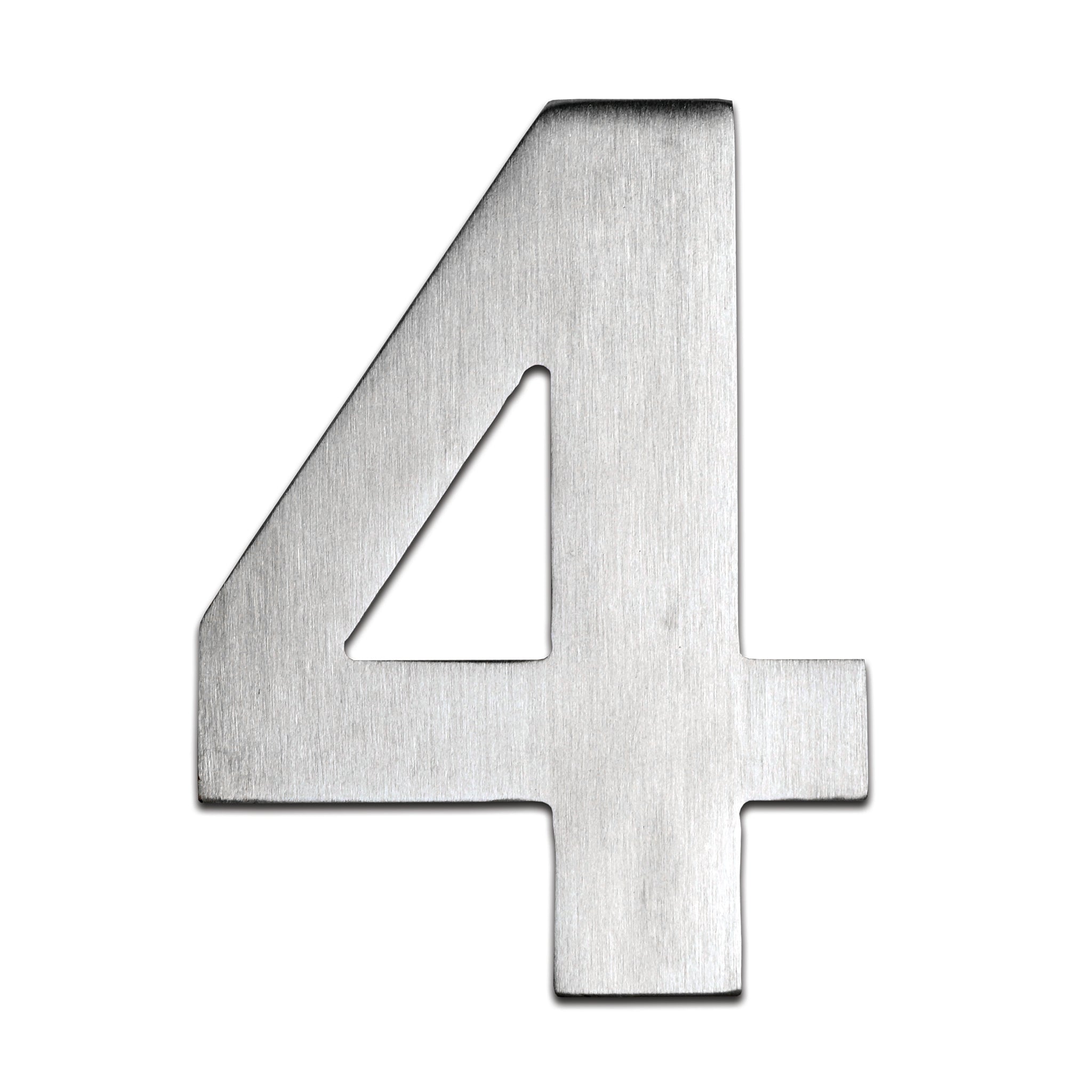 Front Door Numerals | Satin Stainless Steel