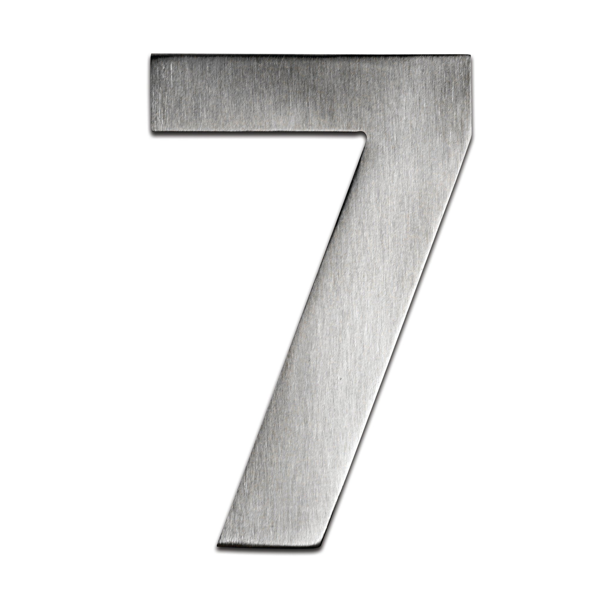 Front Door Numerals | Satin Stainless Steel