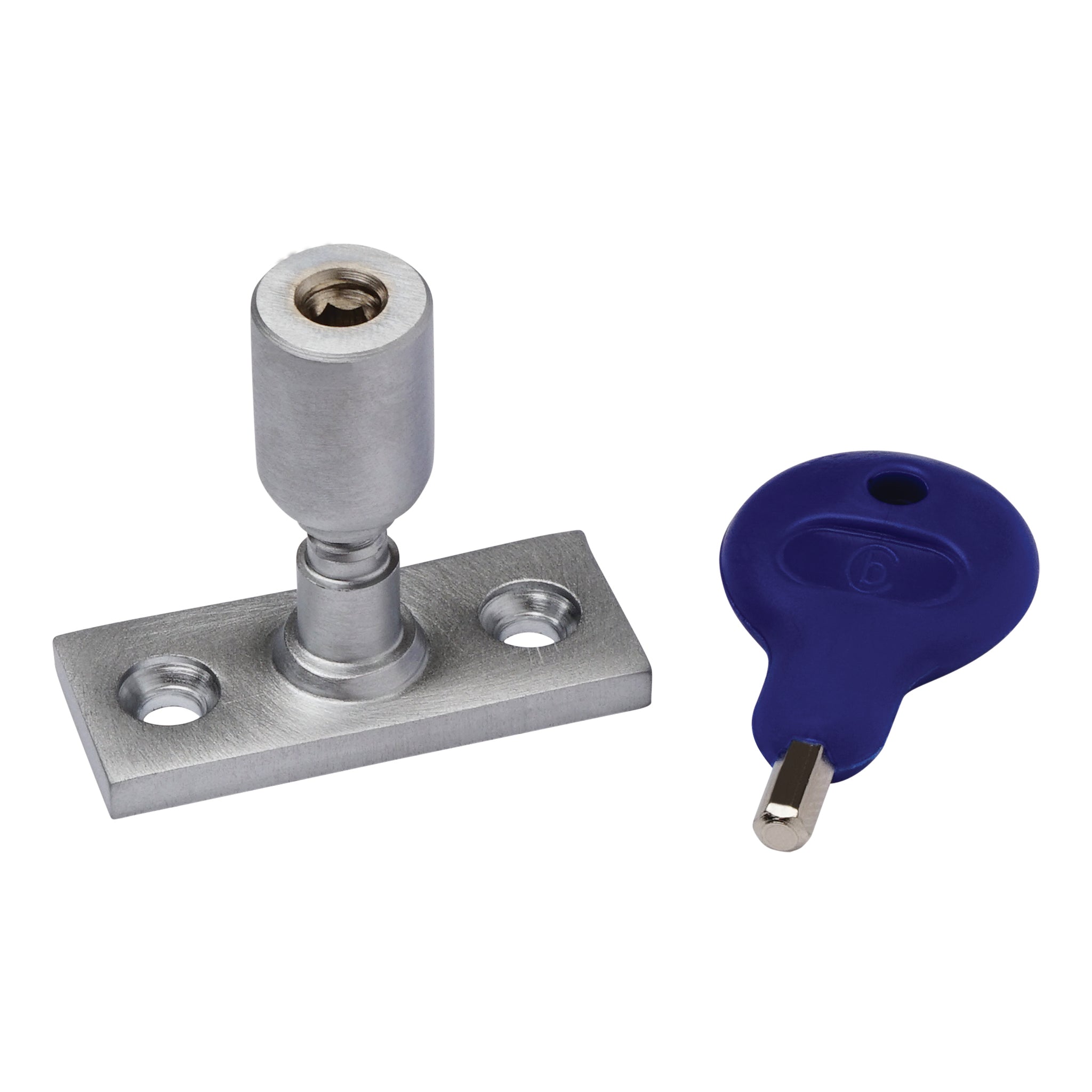 Lockable Casement Stay Pin | Satin Chrome
