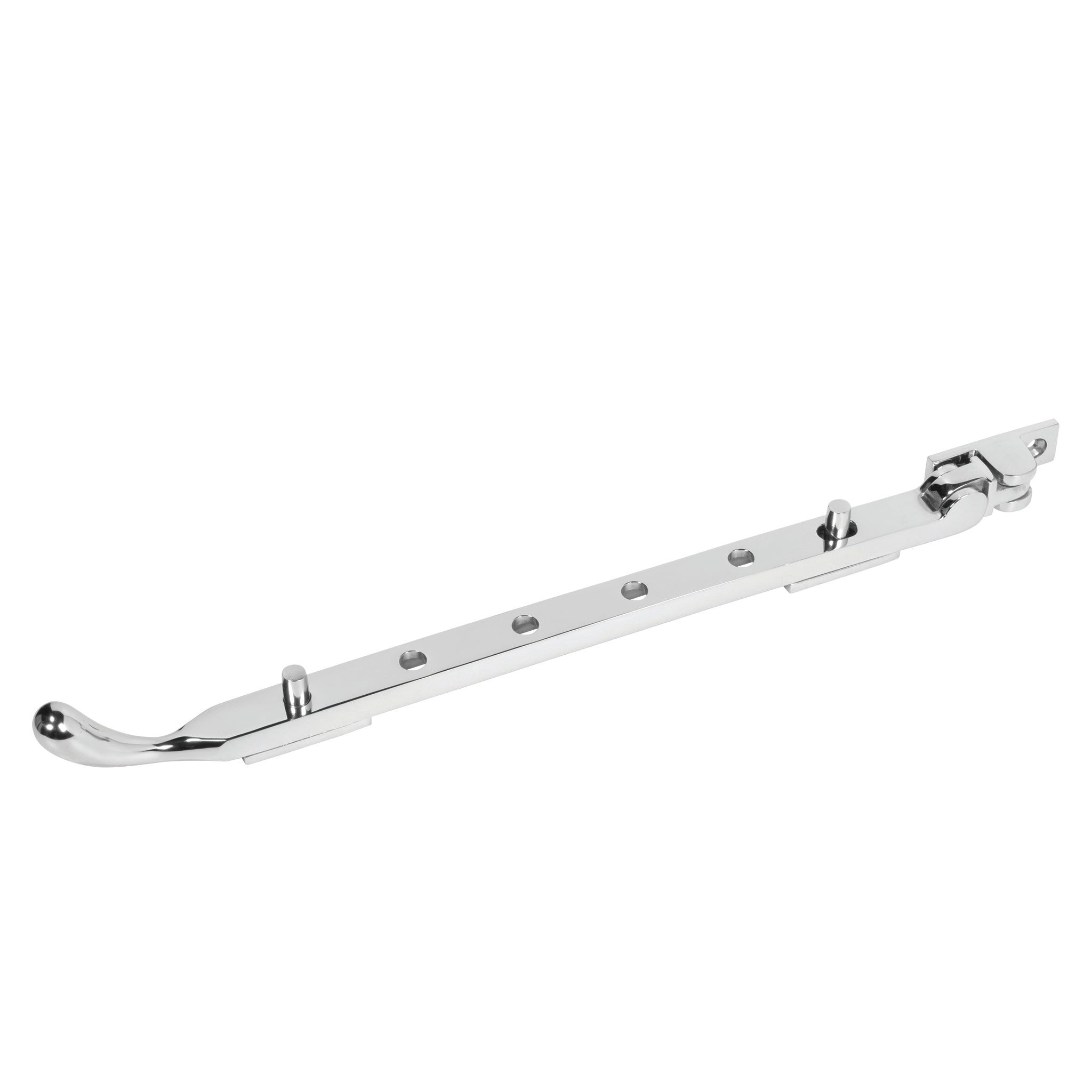 Traditional Bulb End Casement Stays | Polished Chrome