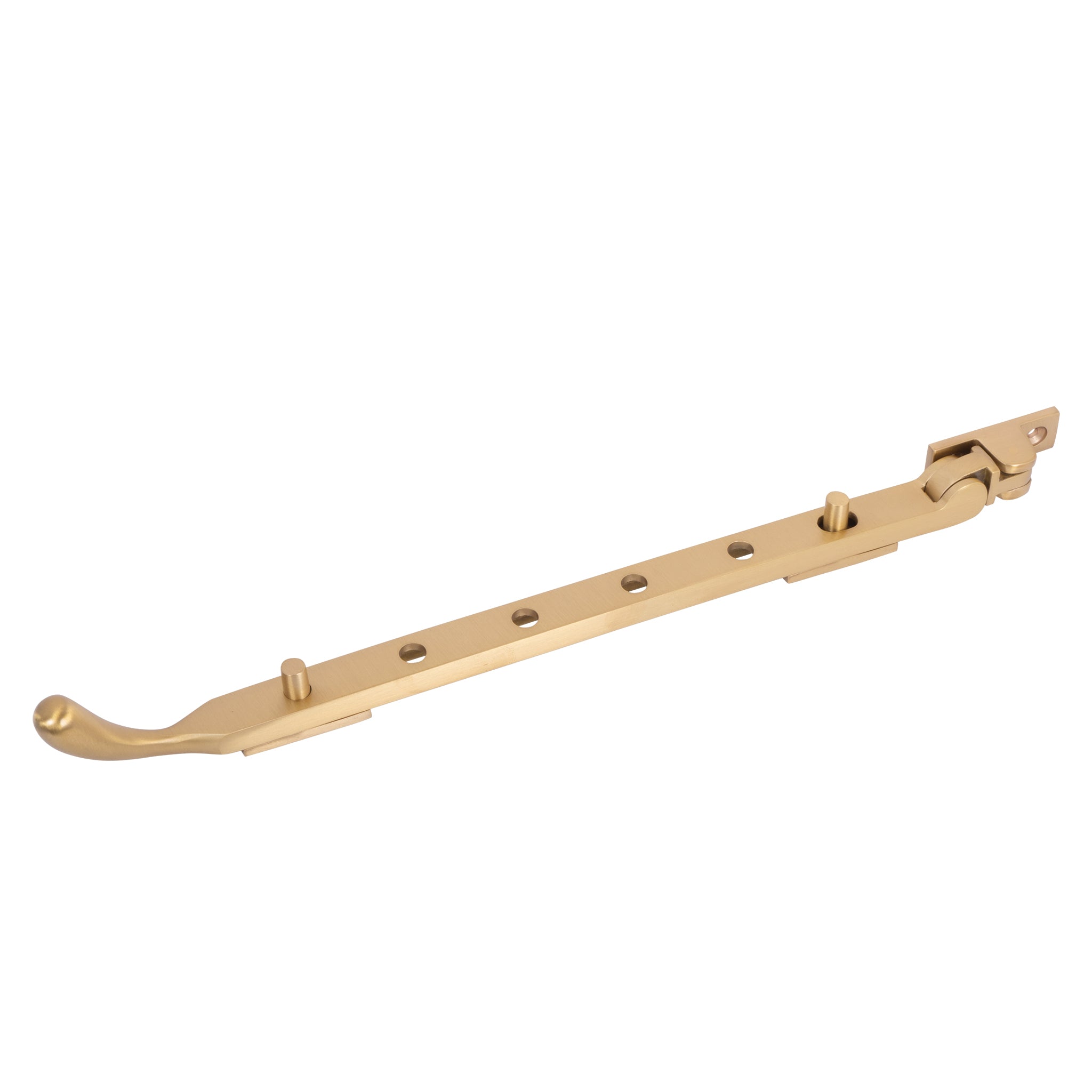 Traditional Bulb End Casement Stays | Satin Brass