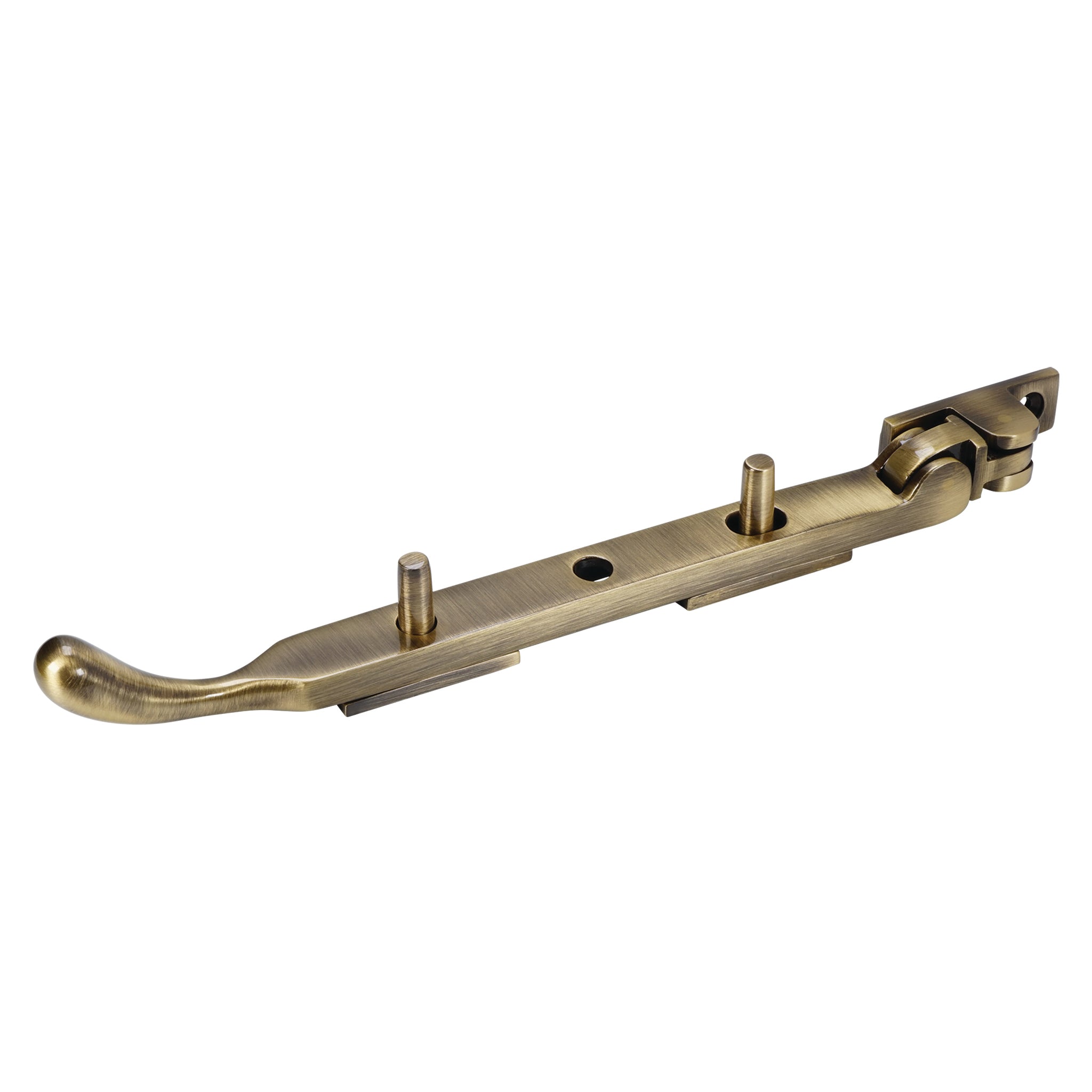 Traditional Bulb End Casement Stays | Antique Brass