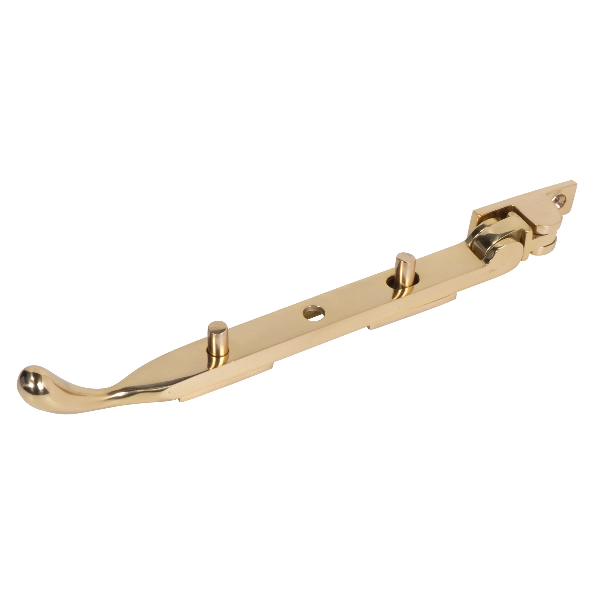 Traditional Bulb End Casement Stays | Polish Brass-Plated