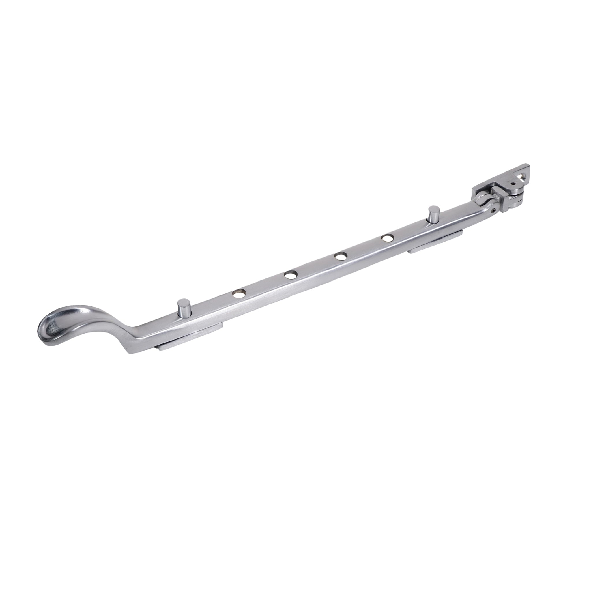 Traditional Spoon End Casement Stays | Satin Chrome