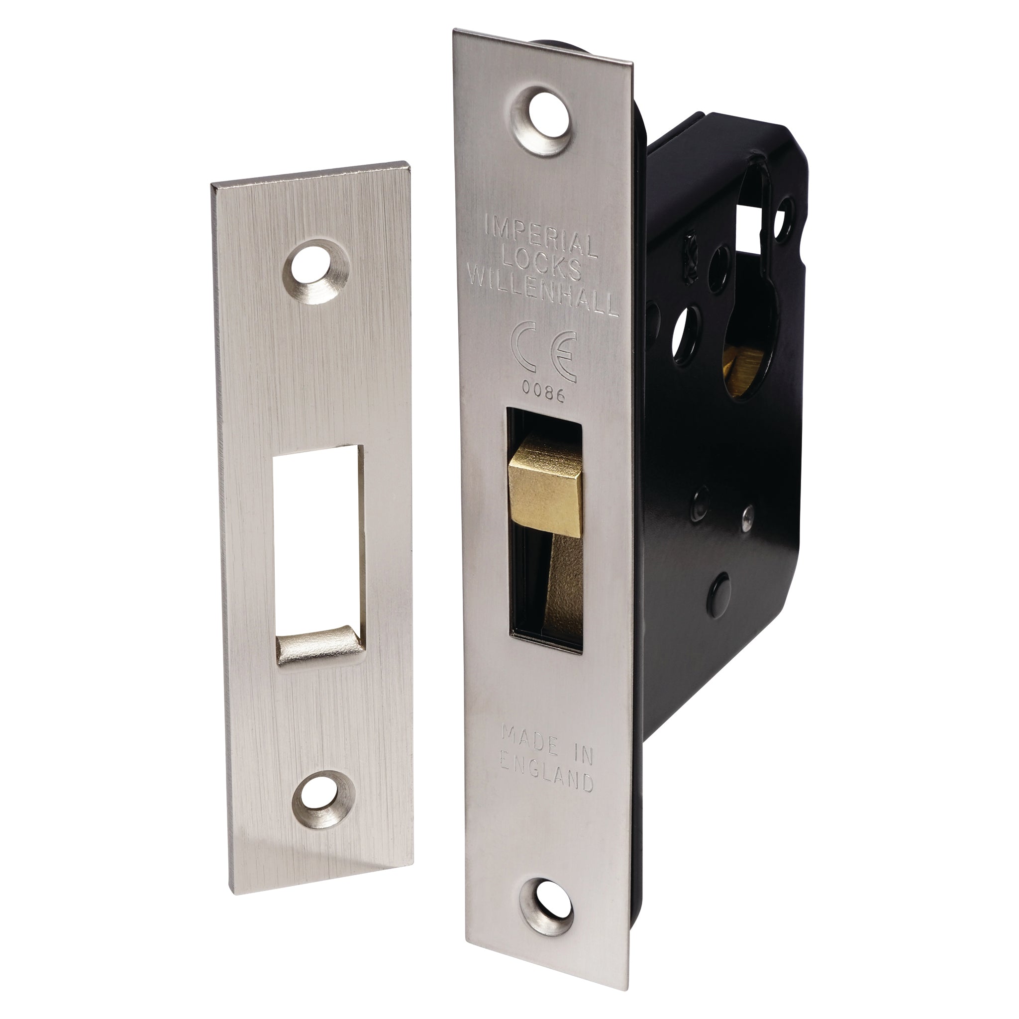 Sliding / Folding Door Lock | Satin Stainless Steel