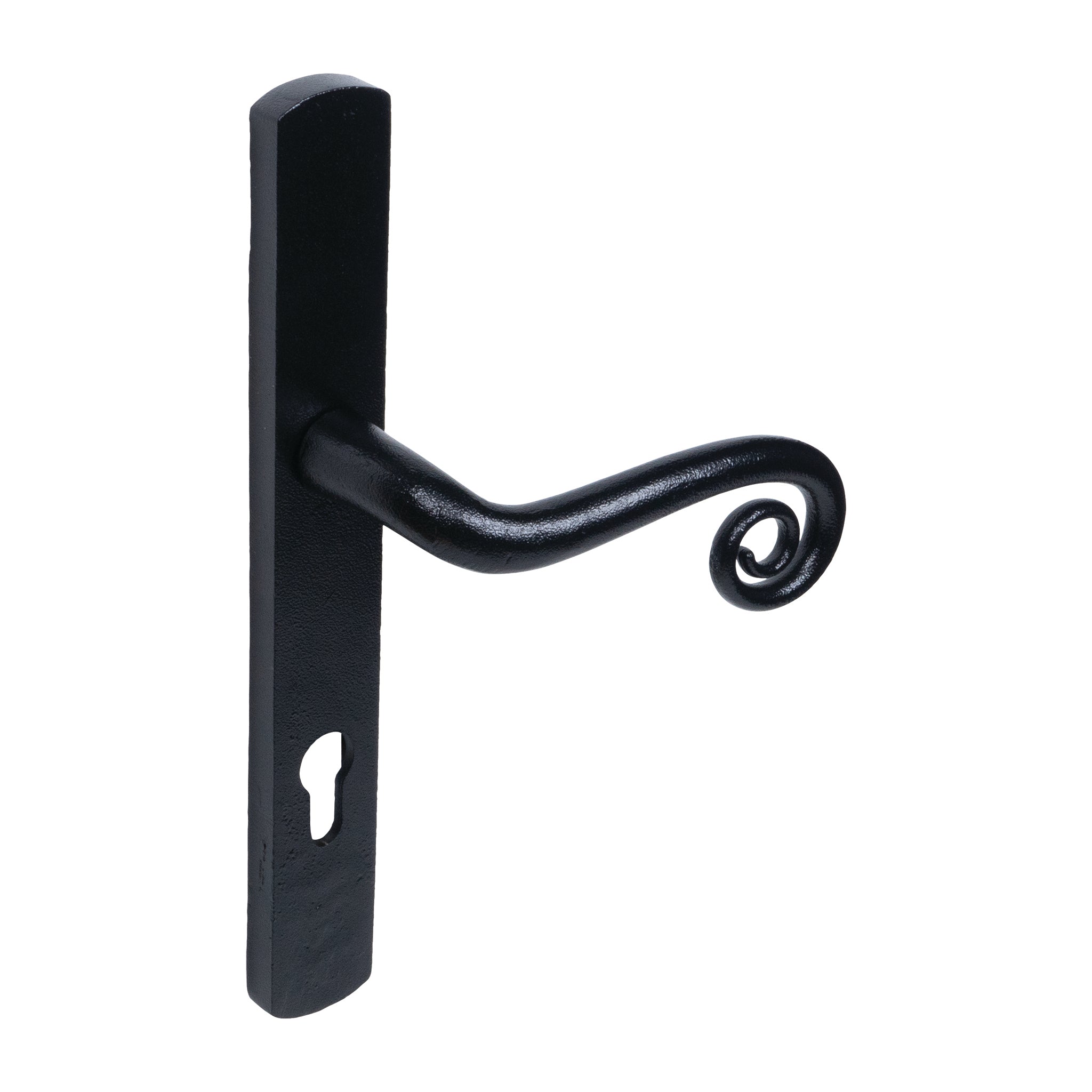 Curly Tail MPL Door Handle | Antique Black
