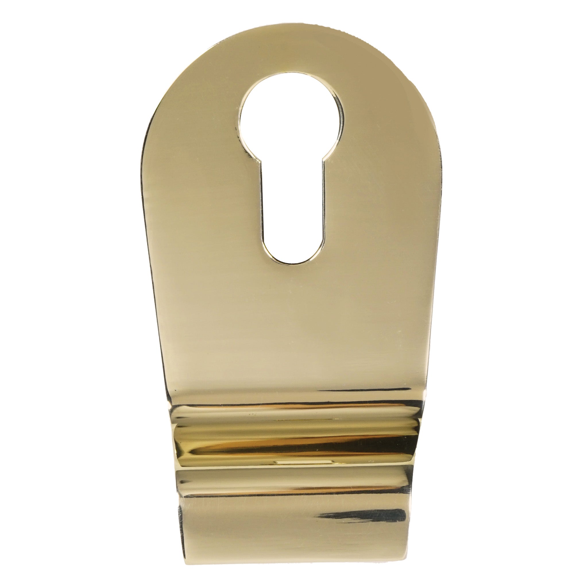 Classic Euro Profile Cylinder Pull | PVD Stainless Polished Brass