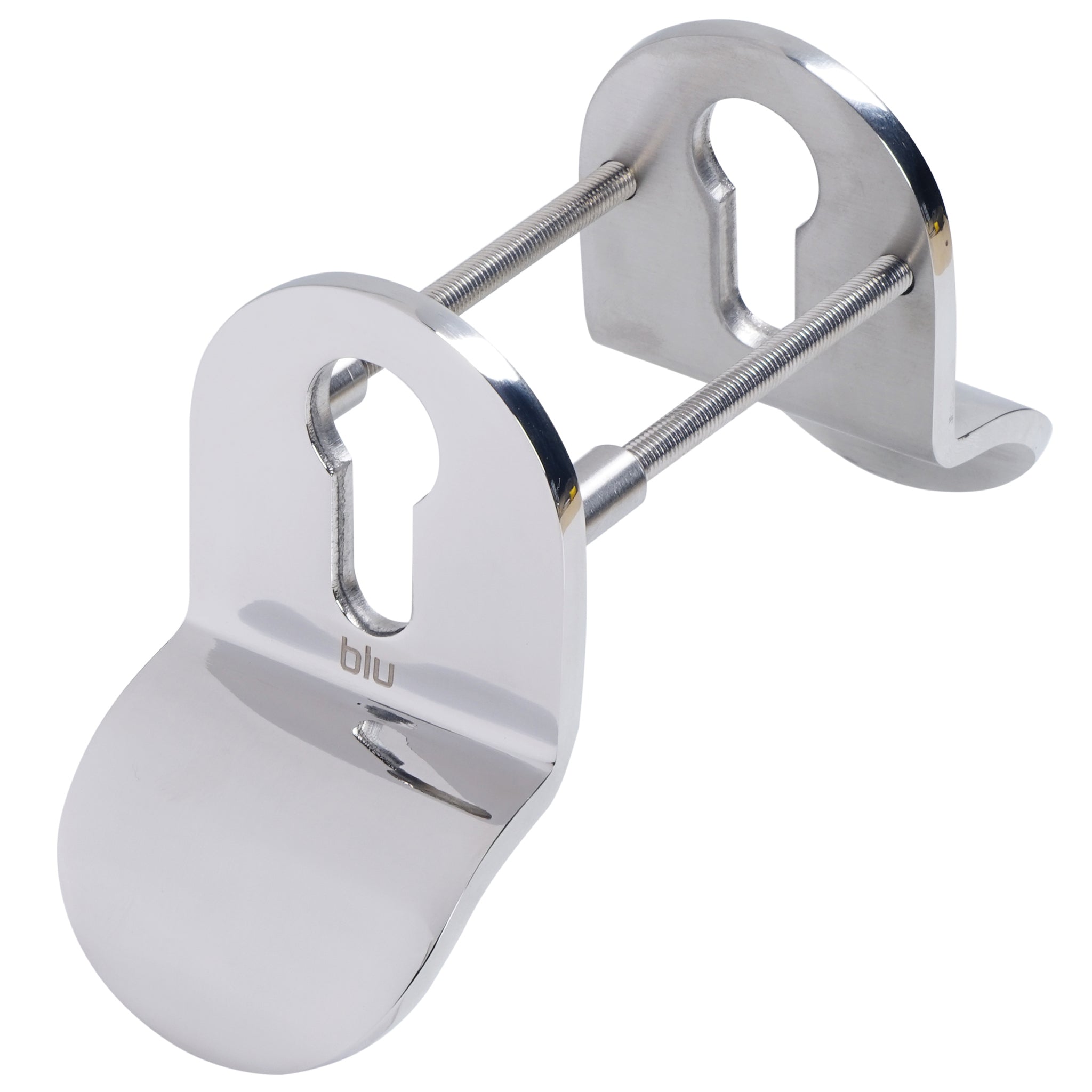 Contemporary Euro Cylinder Pull | Polished Stainless Steel