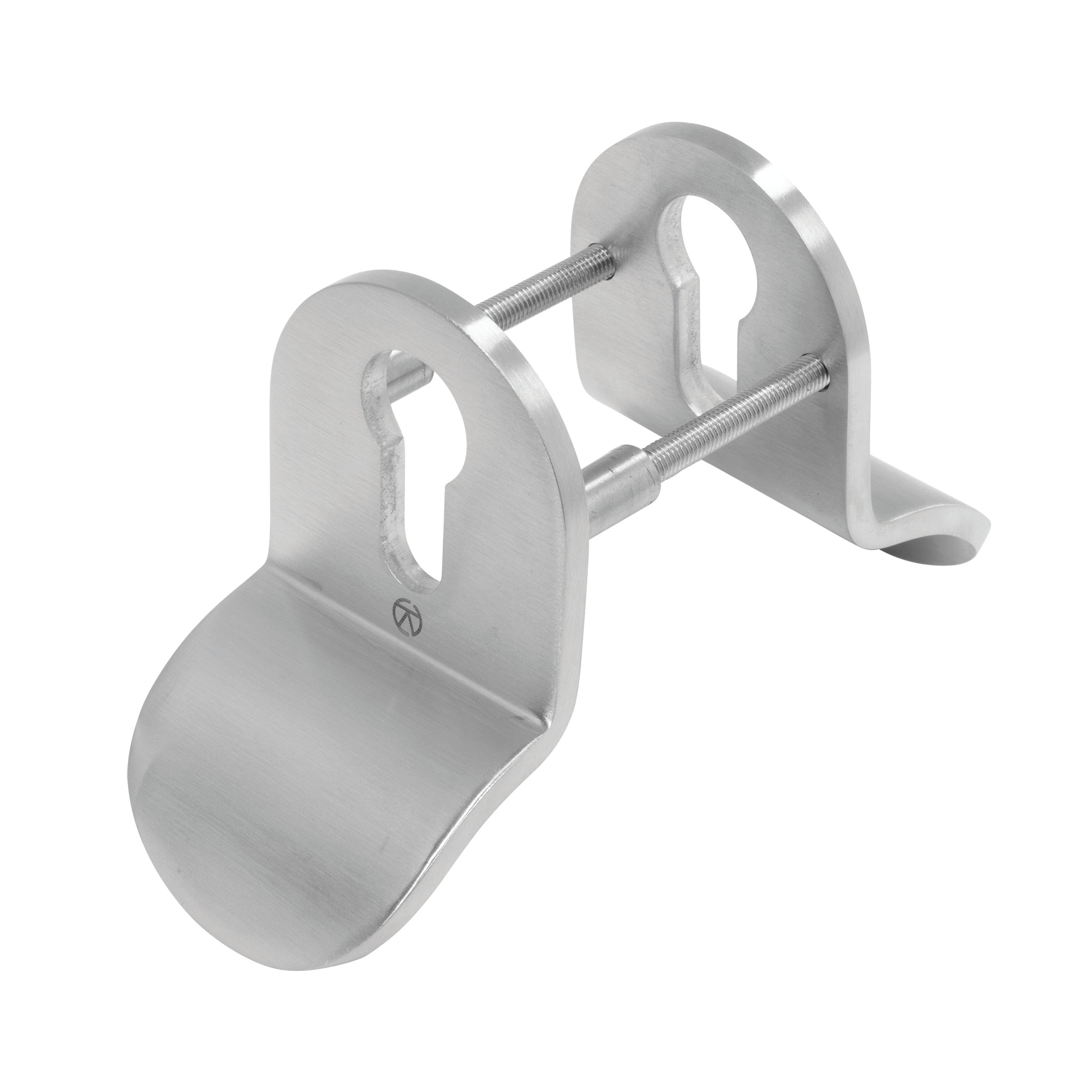 Contemporary Euro Cylinder Pull | Satin Stainless Steel