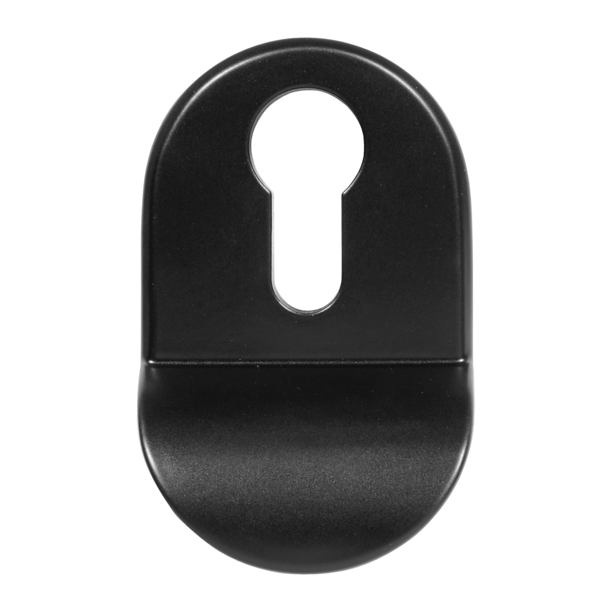 Contemporary Euro Cylinder Pull | Black