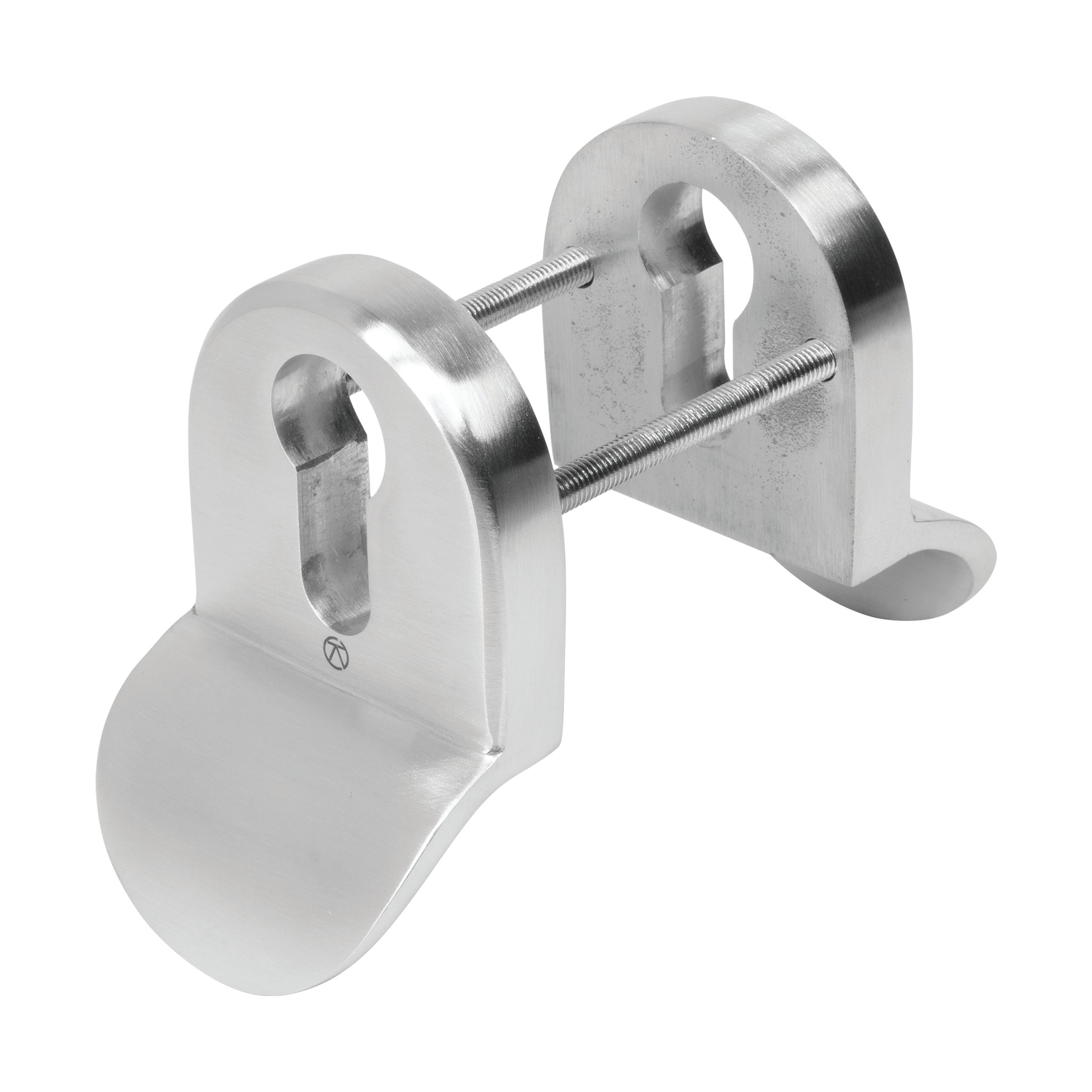 Contemporary Euro Cylinder Pull | Satin Stainless Steel