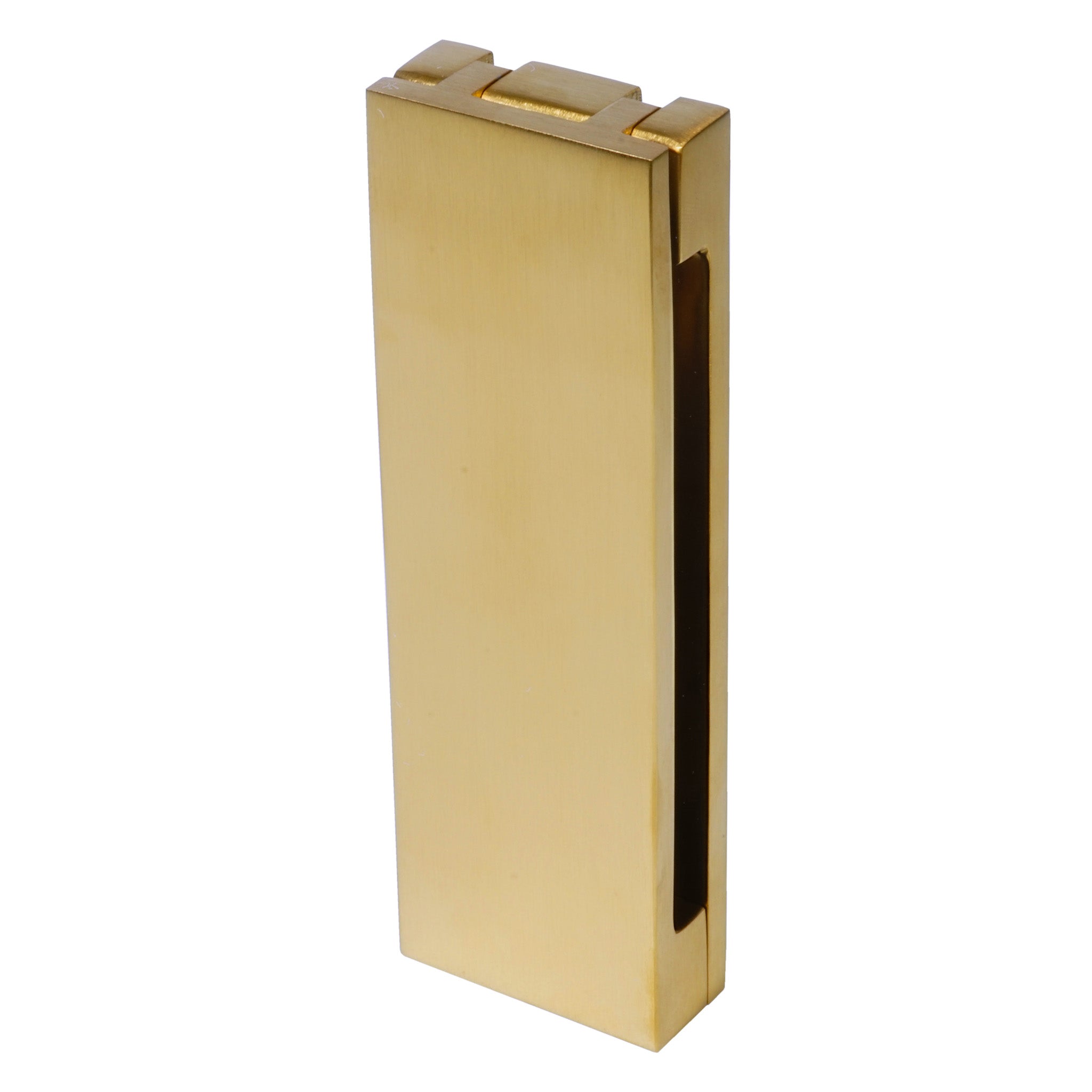 Contemporary Rectangular Door Knocker | PVD Stainless Satin Brass