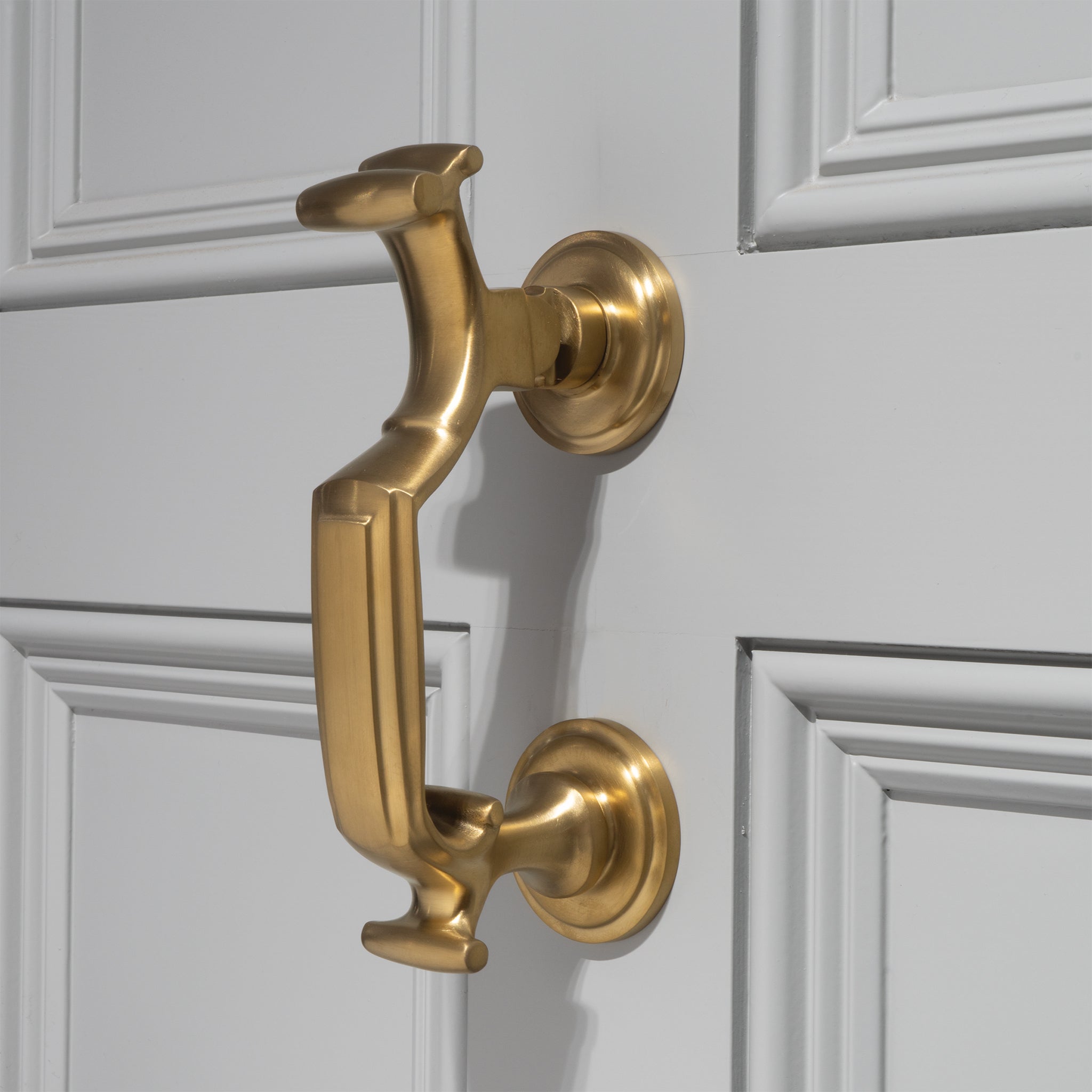 Doctor's Door Knocker | PVD Stainless Satin Brass