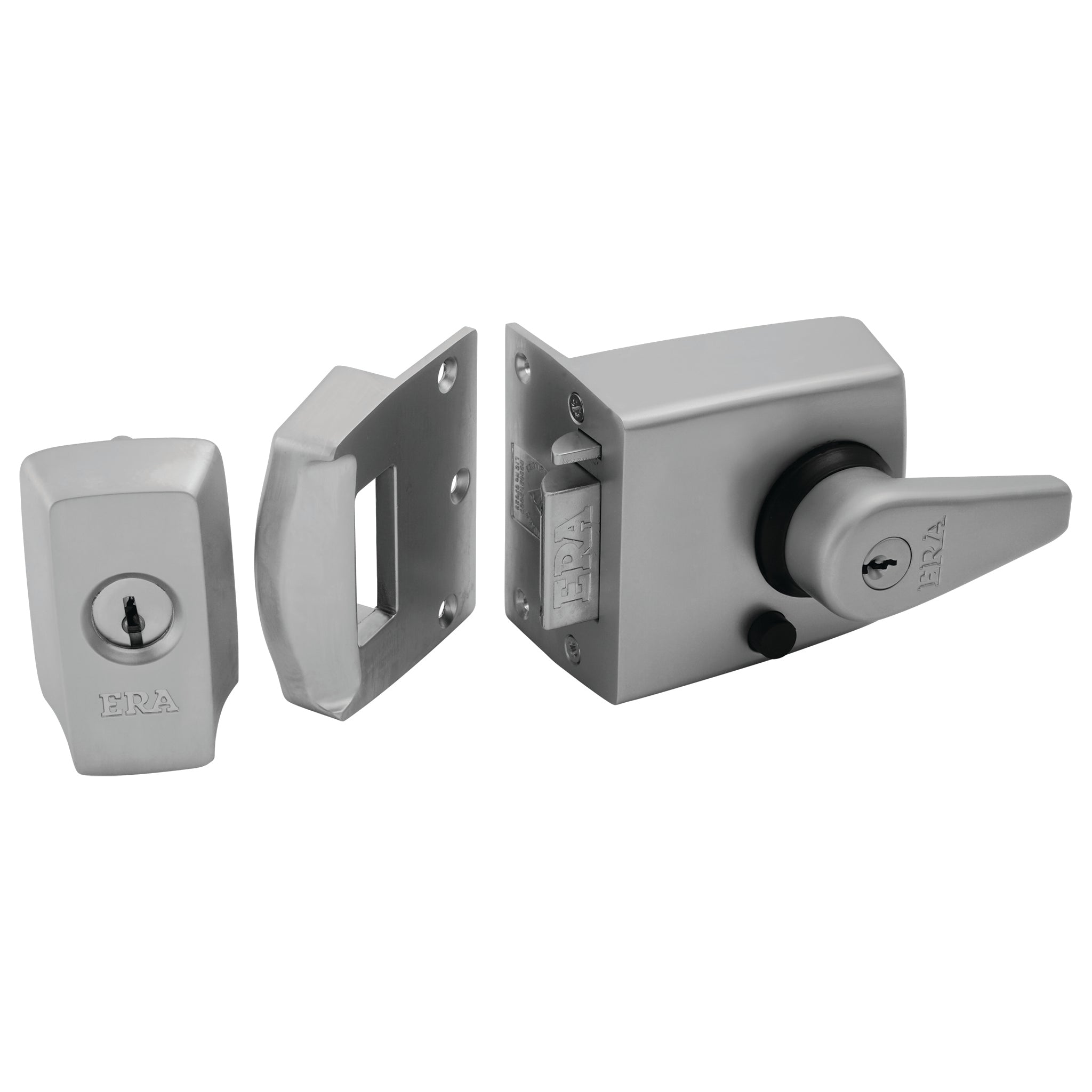 Locking Night Latch | Satin Chrome