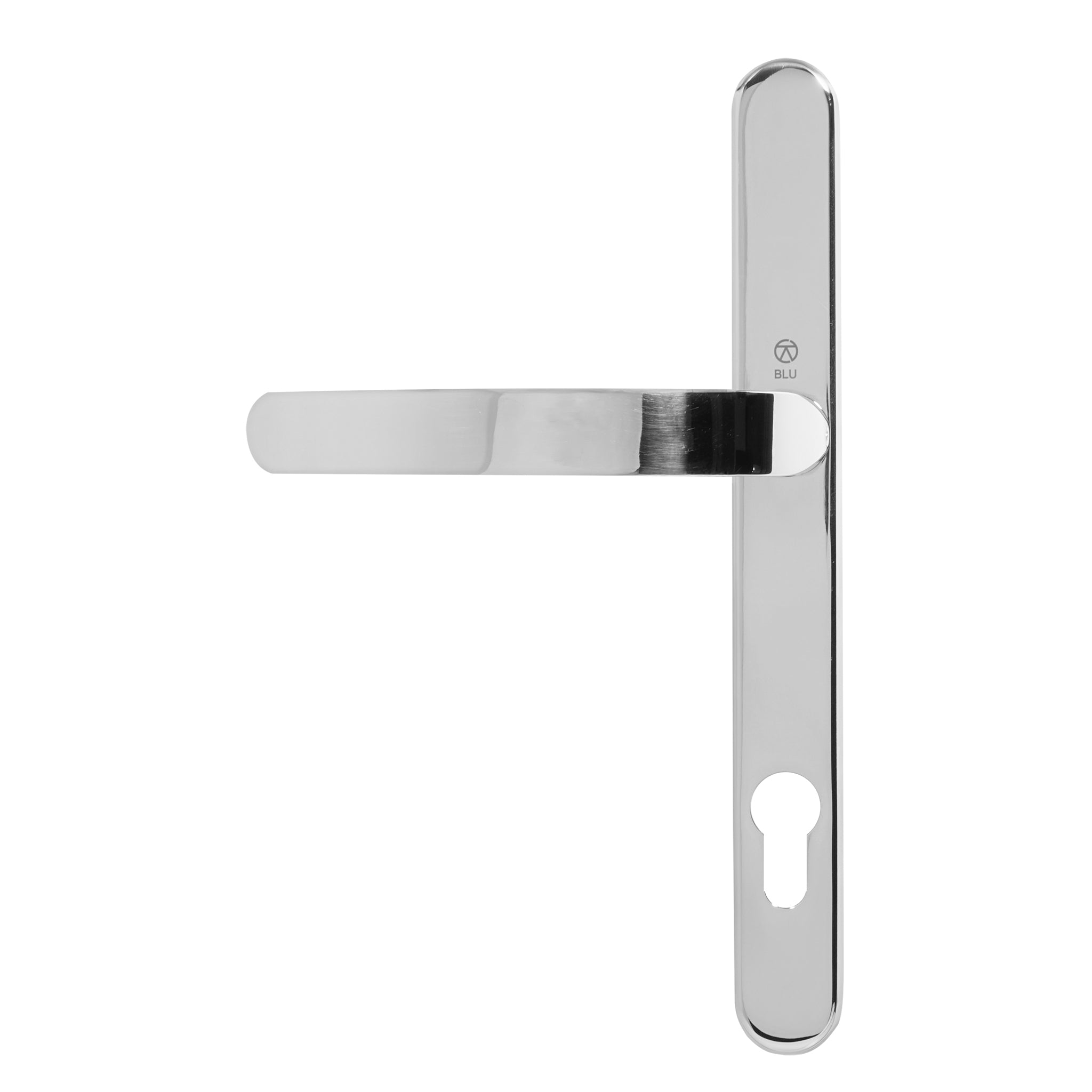 Ergonomic Door Handle | Polished Stainless Steel
