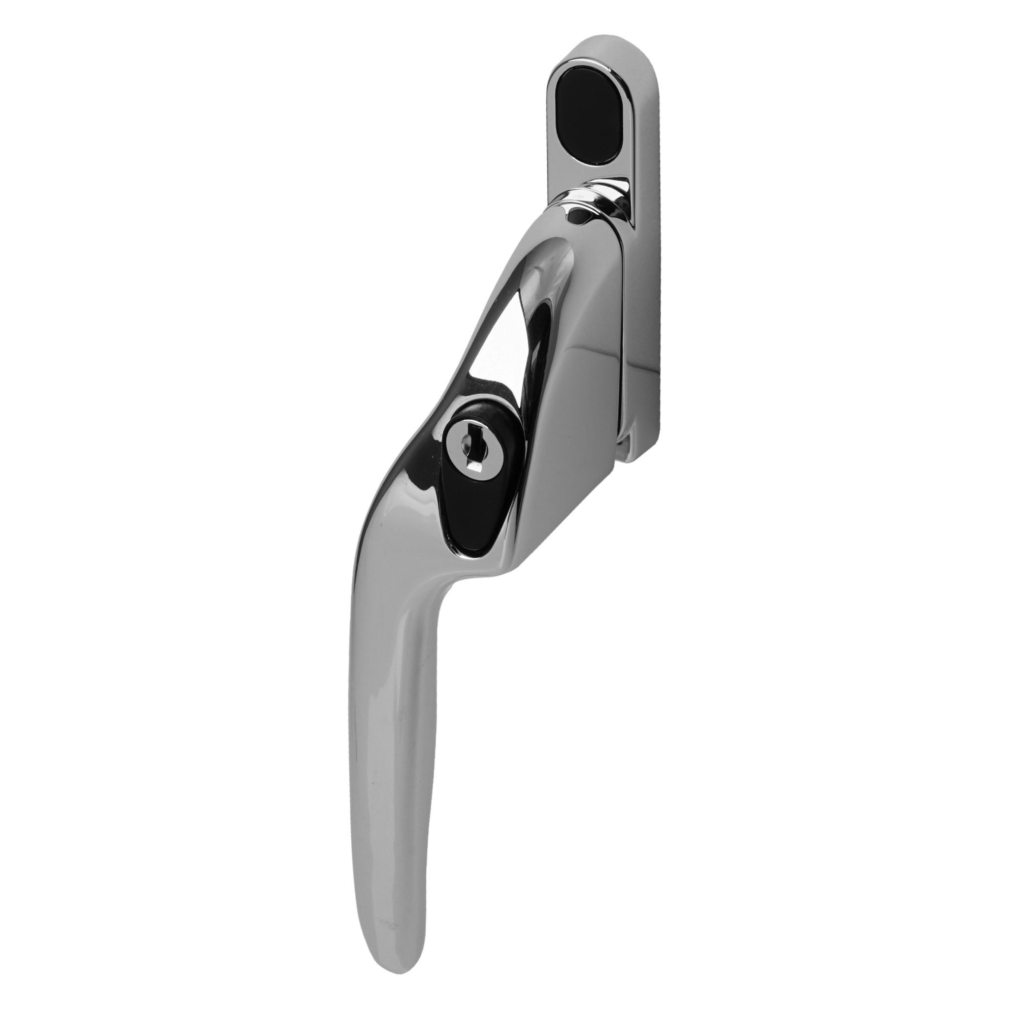 Offset Locking Window Espagnolette Handle | Chrome Plated