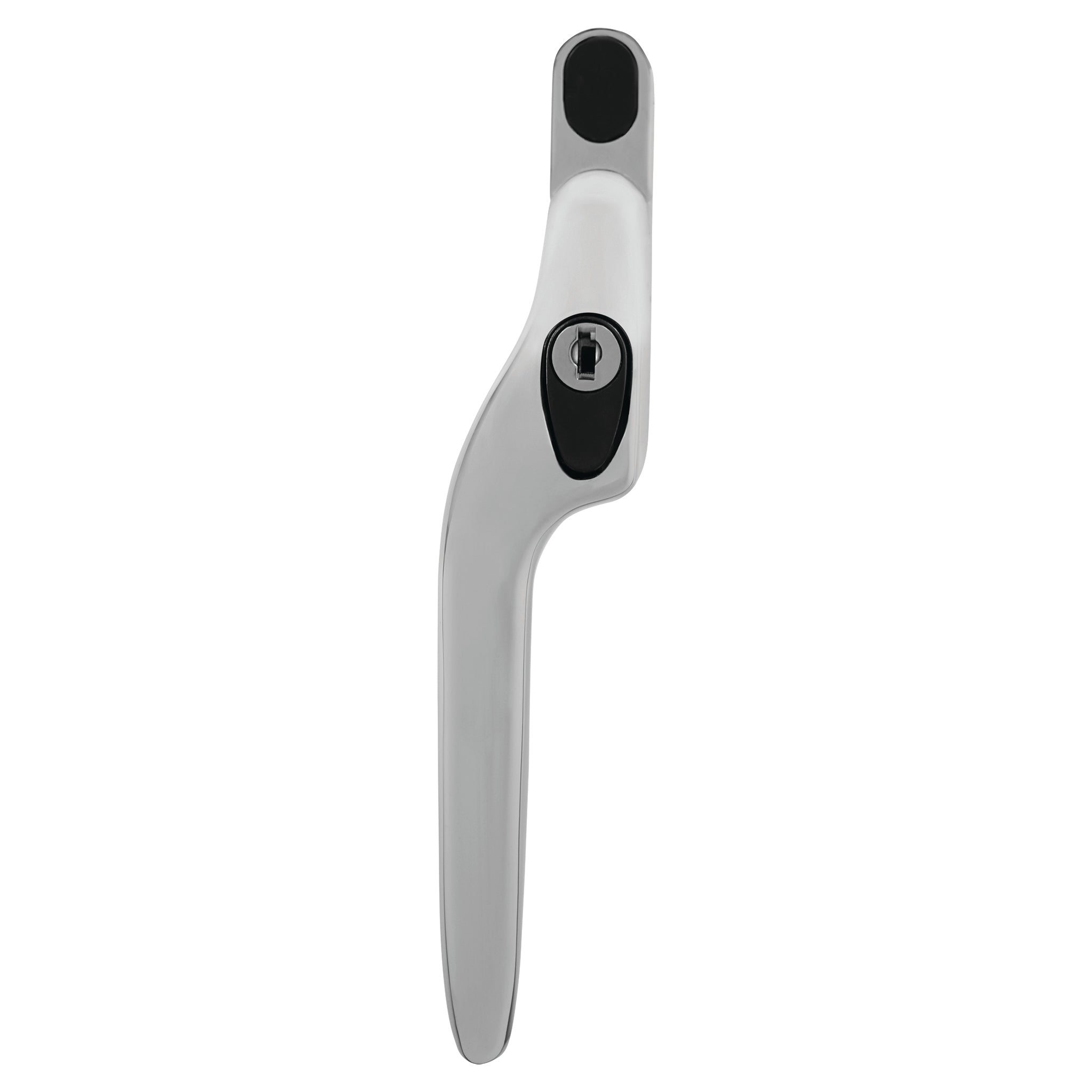 Offset Locking Window Espagnolette Handle | Chrome Plated
