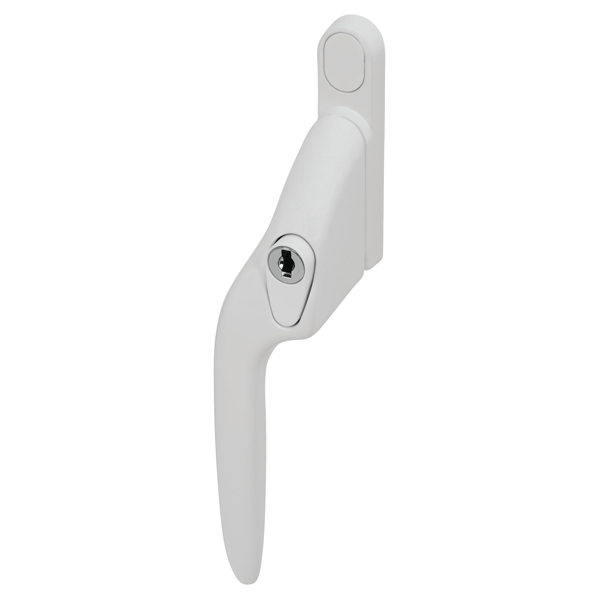 Offset Locking Window Espagnolette Handle | White