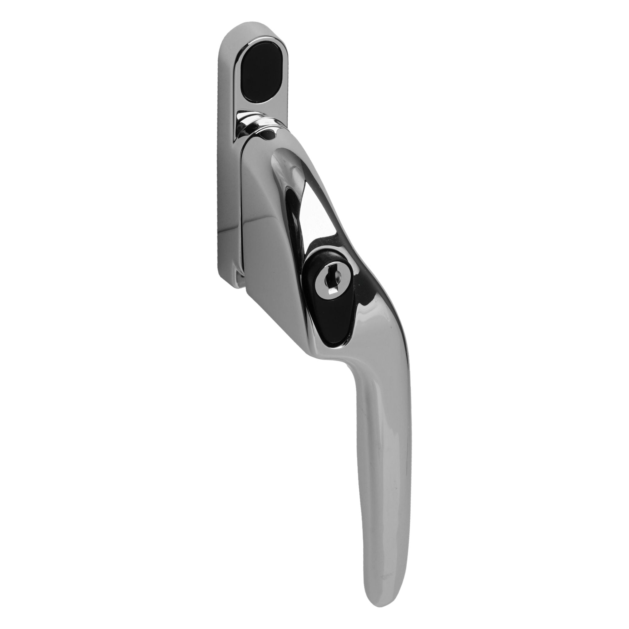 Offset Locking Window Espagnolette Handle | Chrome Plated