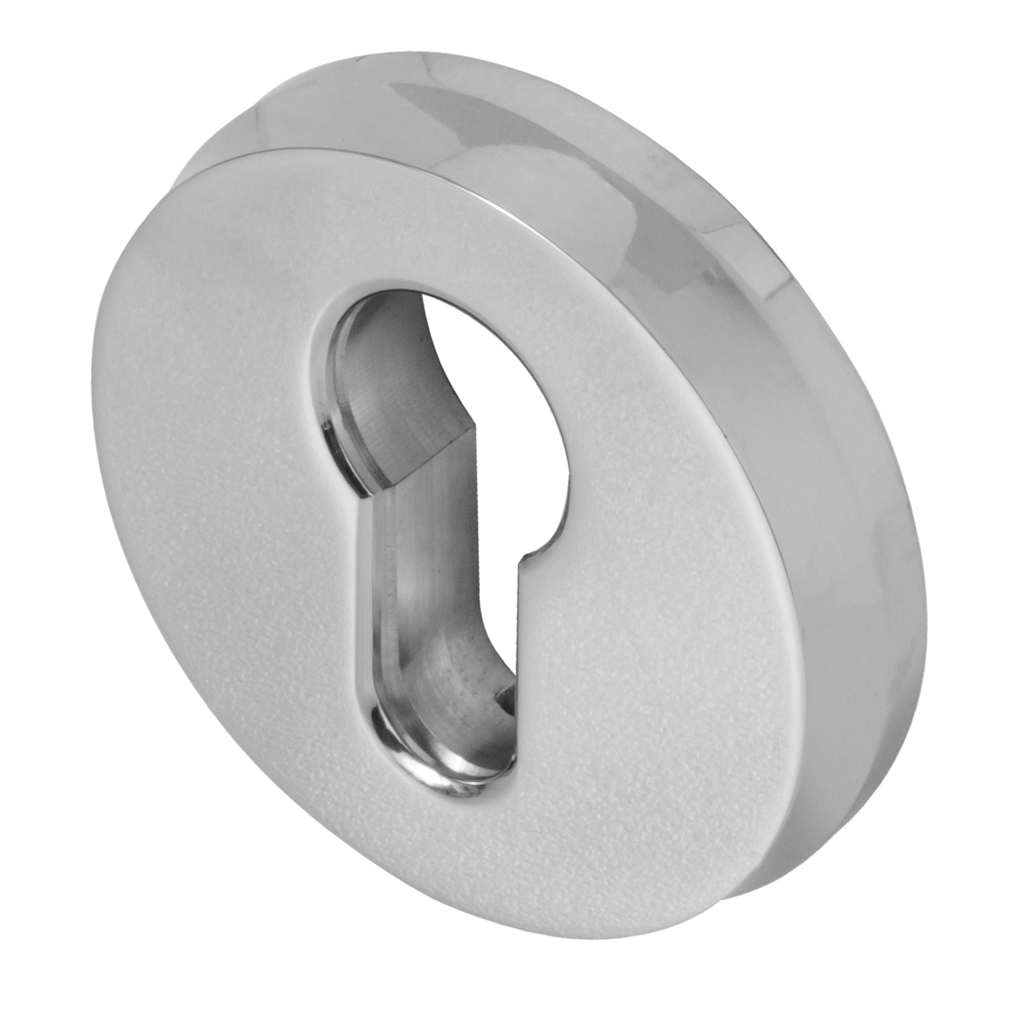 Classic Round Bevelled Escutcheon | Polished Stainless Steel