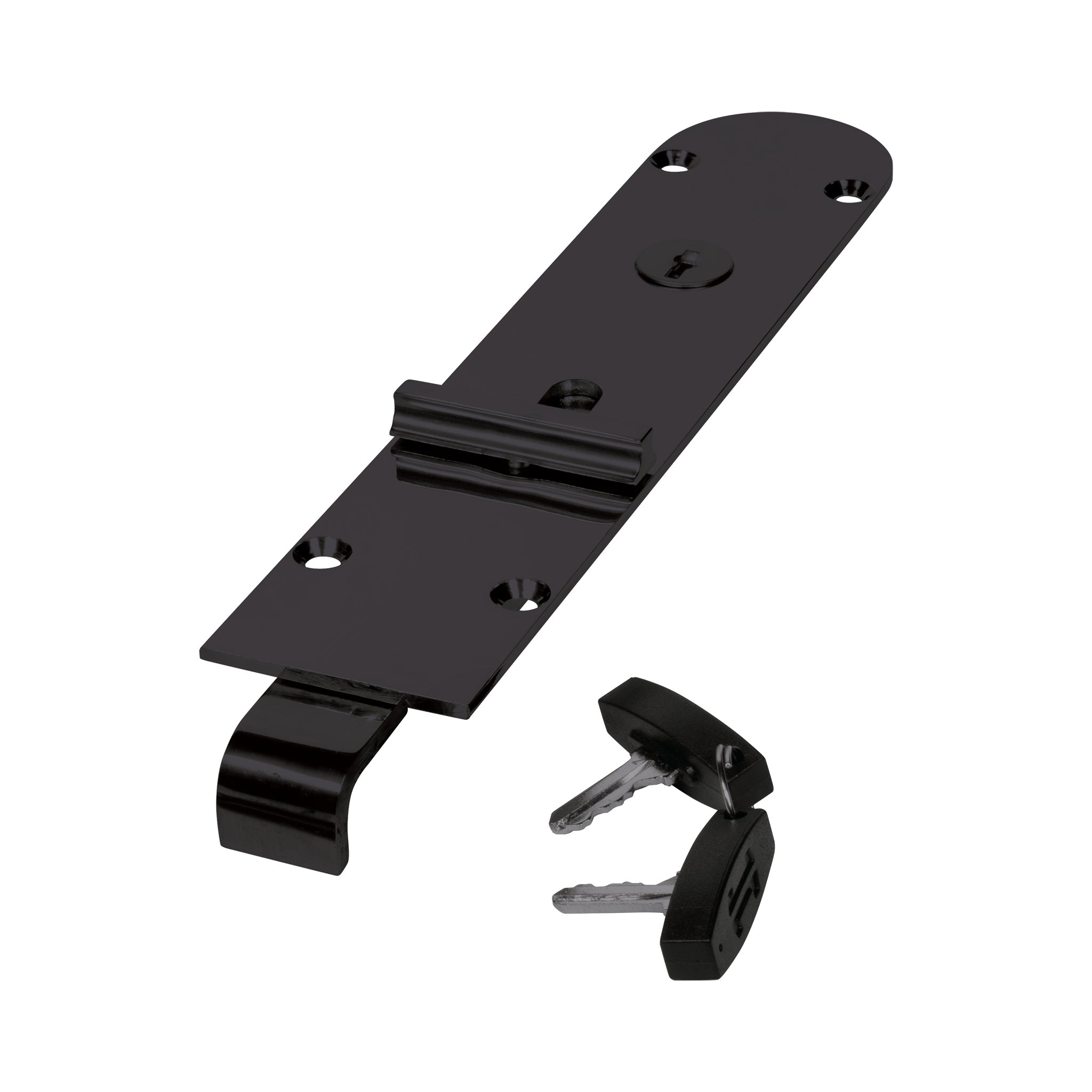 Securefold Flush Bolts - Inward Opening Doors | Black Finish