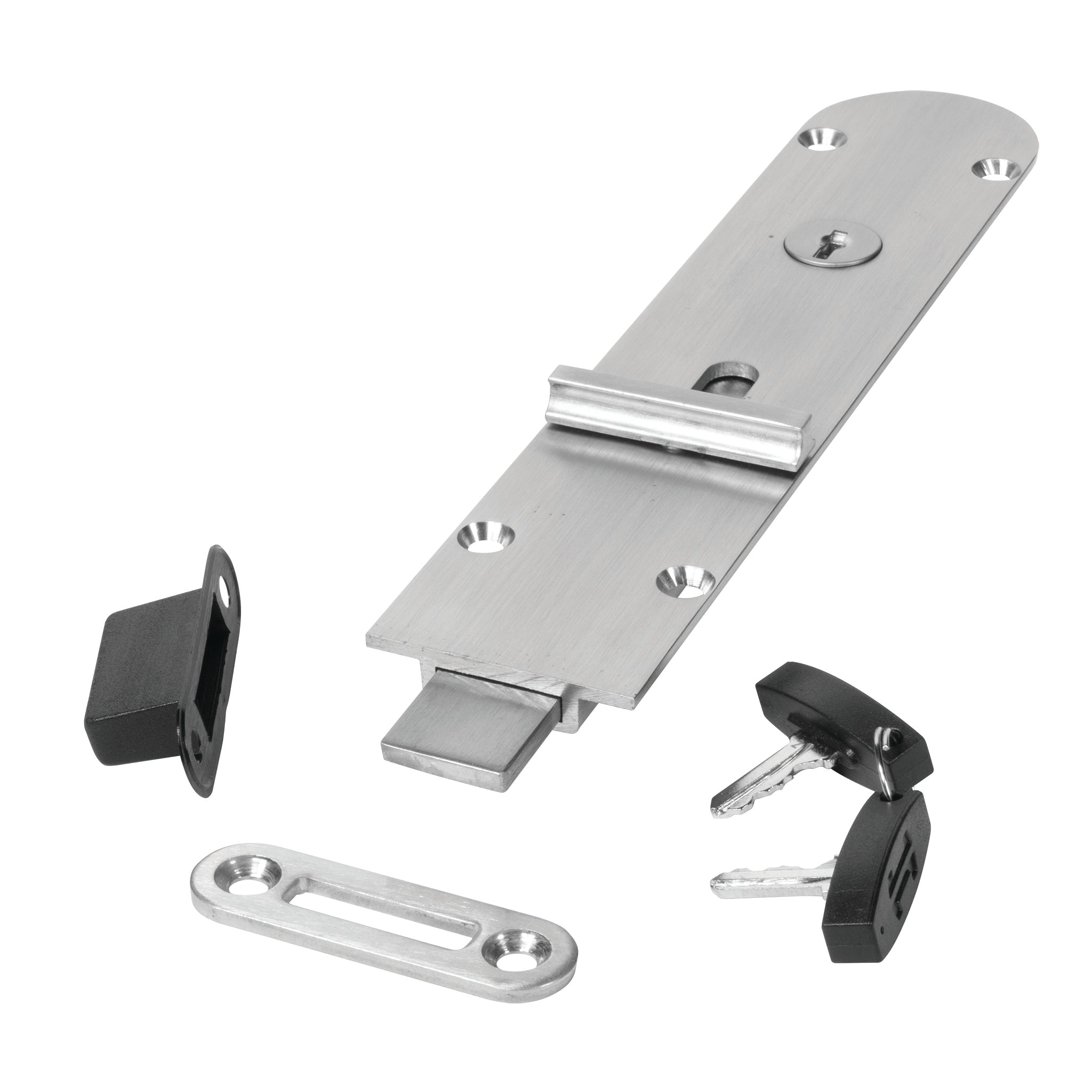 Securefold Flush Bolts - Outward Opening Doors | Satin Chrome