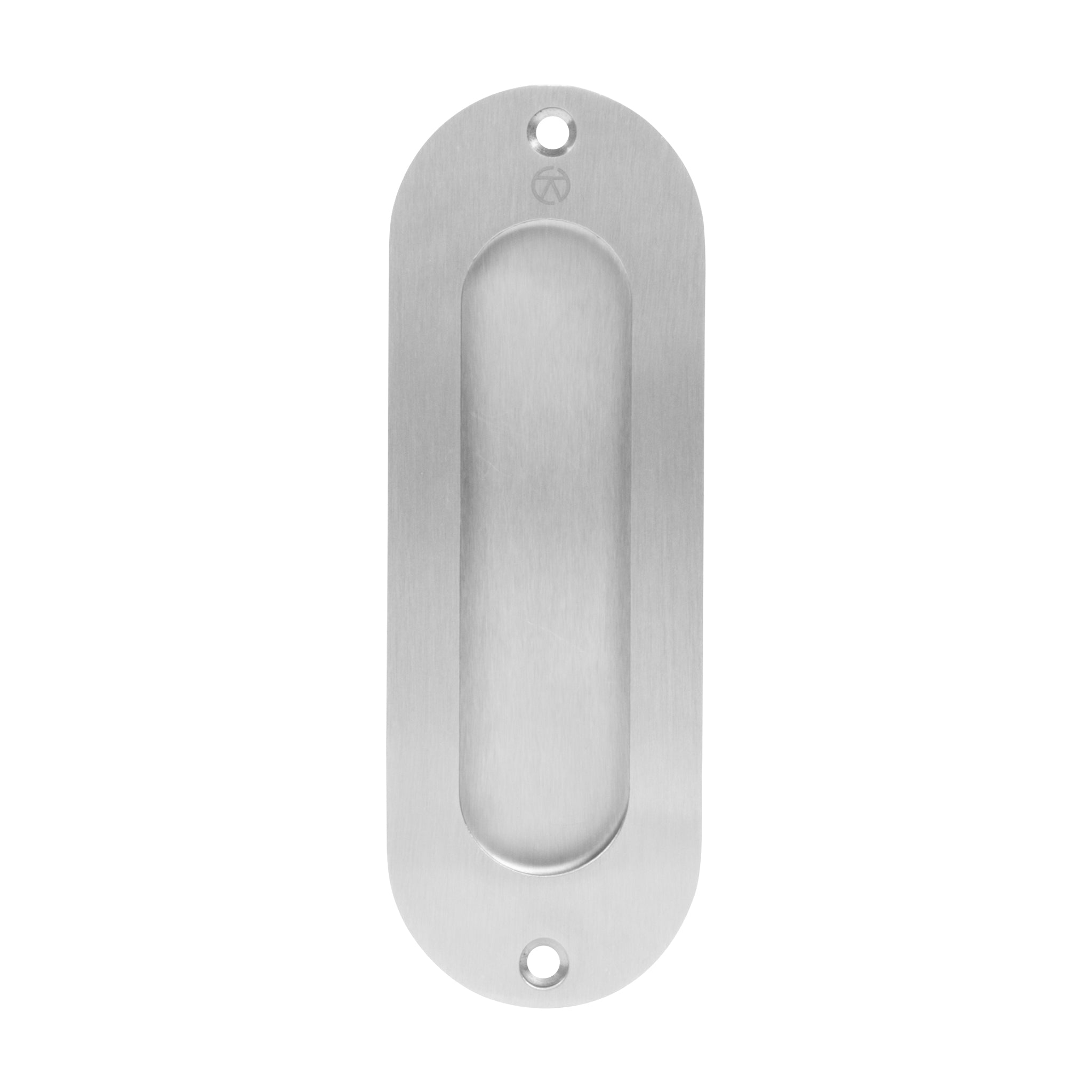 Radiused End Flush Pull | Satin Stainless Steel