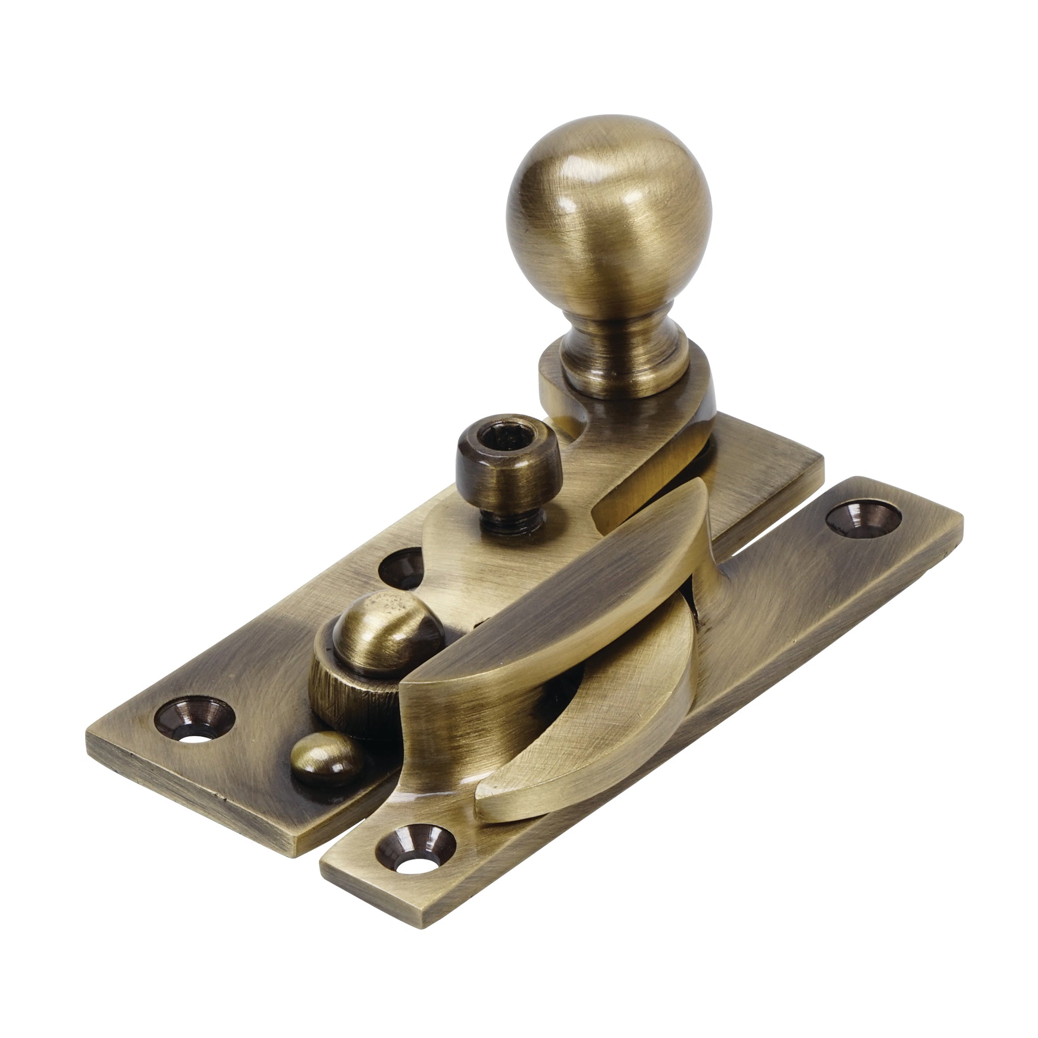 Security Claw Fastener | Antique Brass