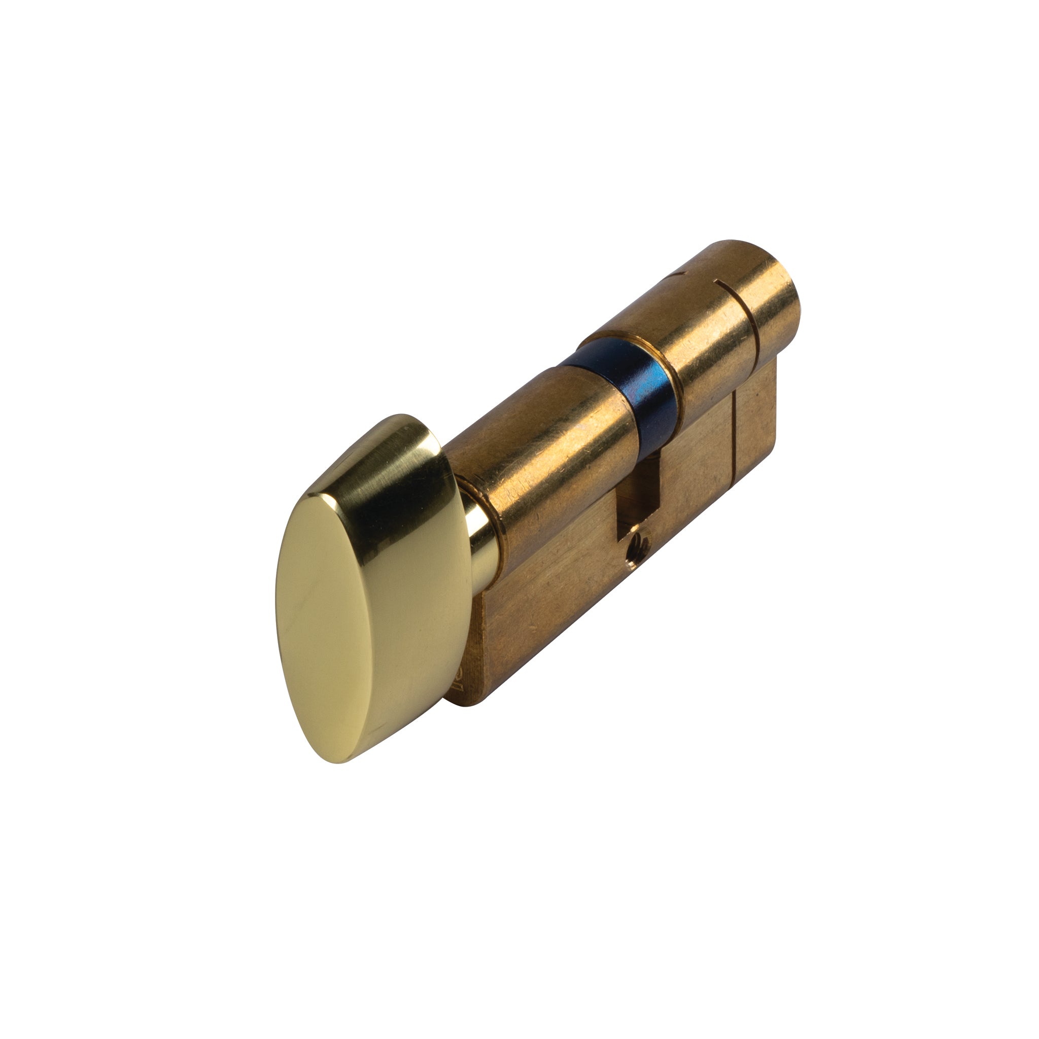 1 Star Euro Profile Thumb Turn Cylinder | Satin Brass
