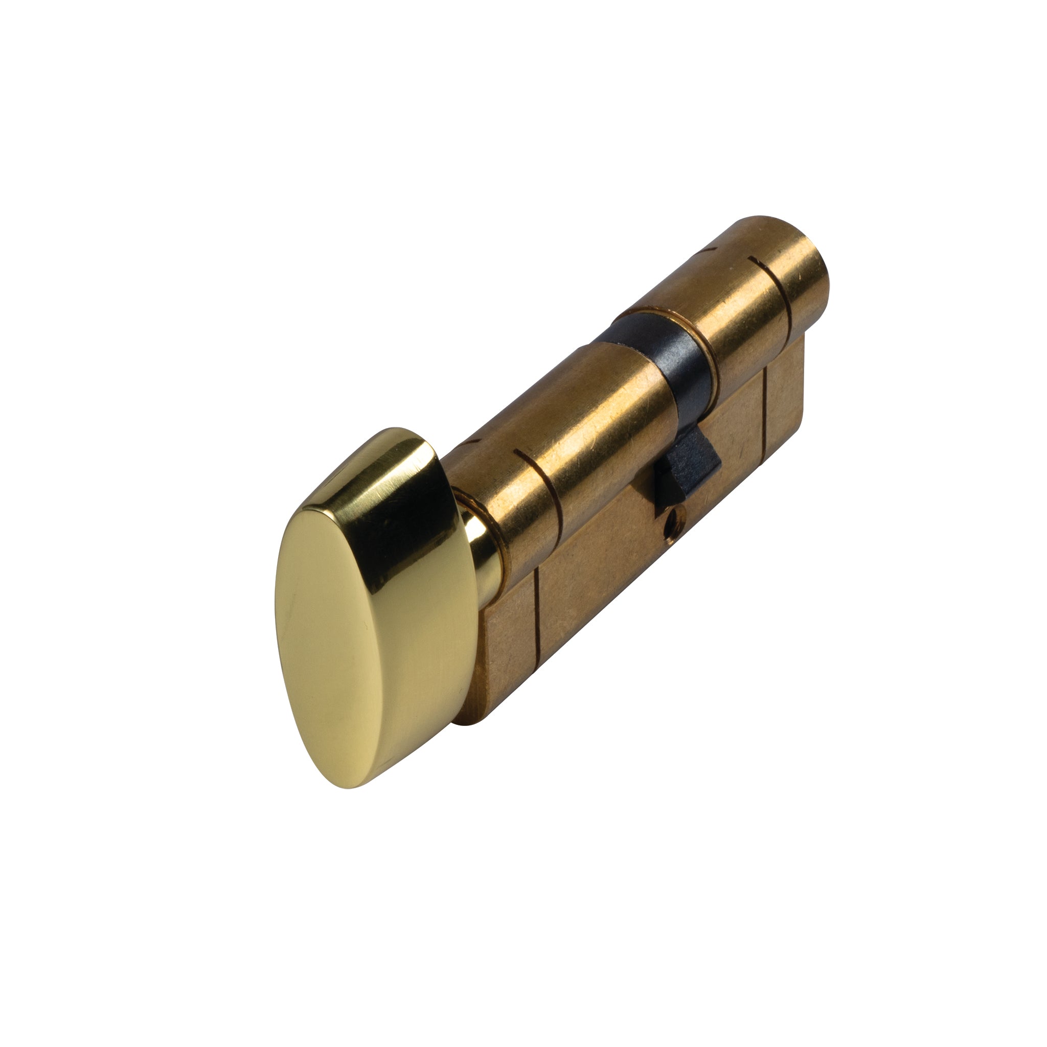 1 Star Euro Profile Thumb Turn Cylinder | Satin Brass