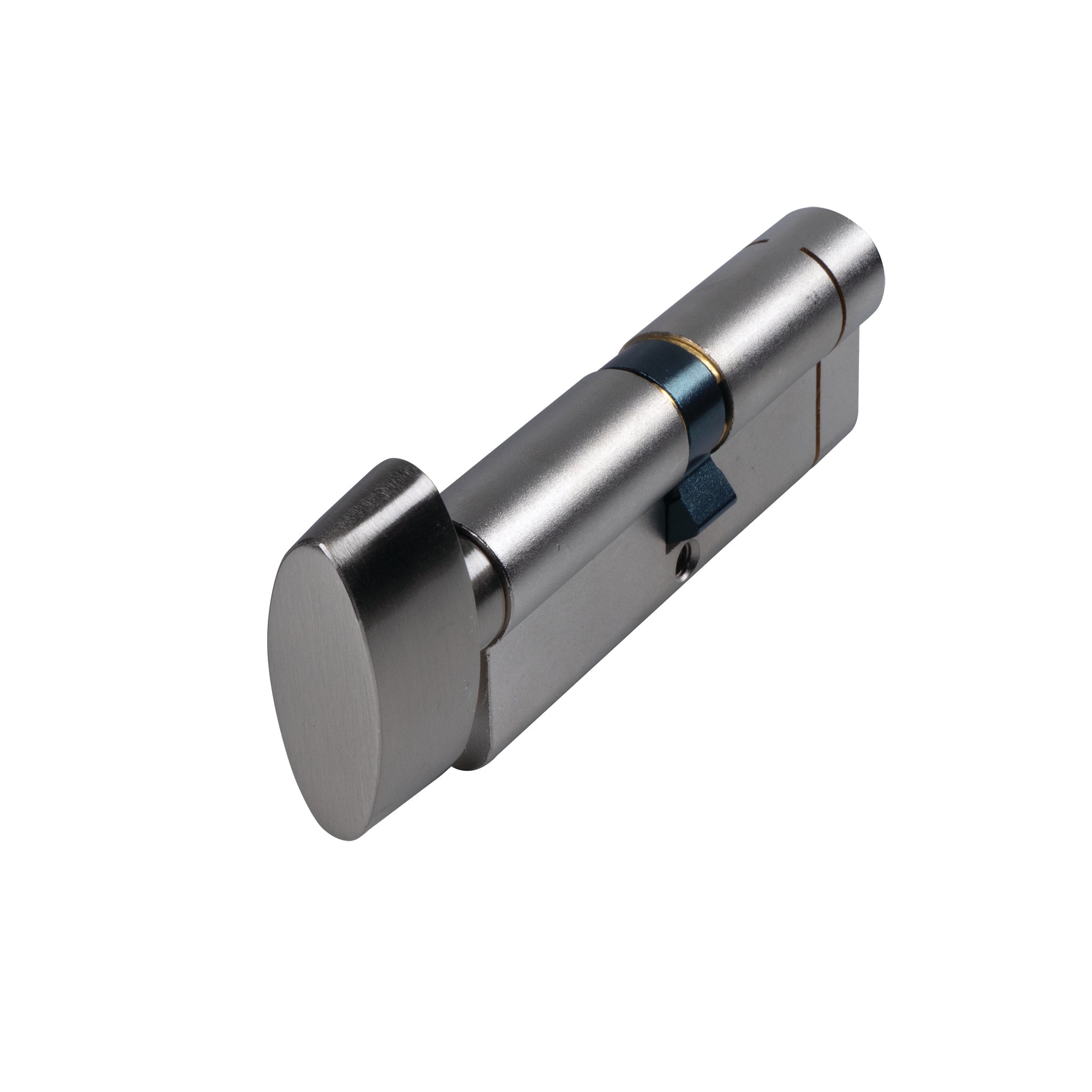1 Star Euro Profile Thumb Turn Cylinder | Nickel Finish