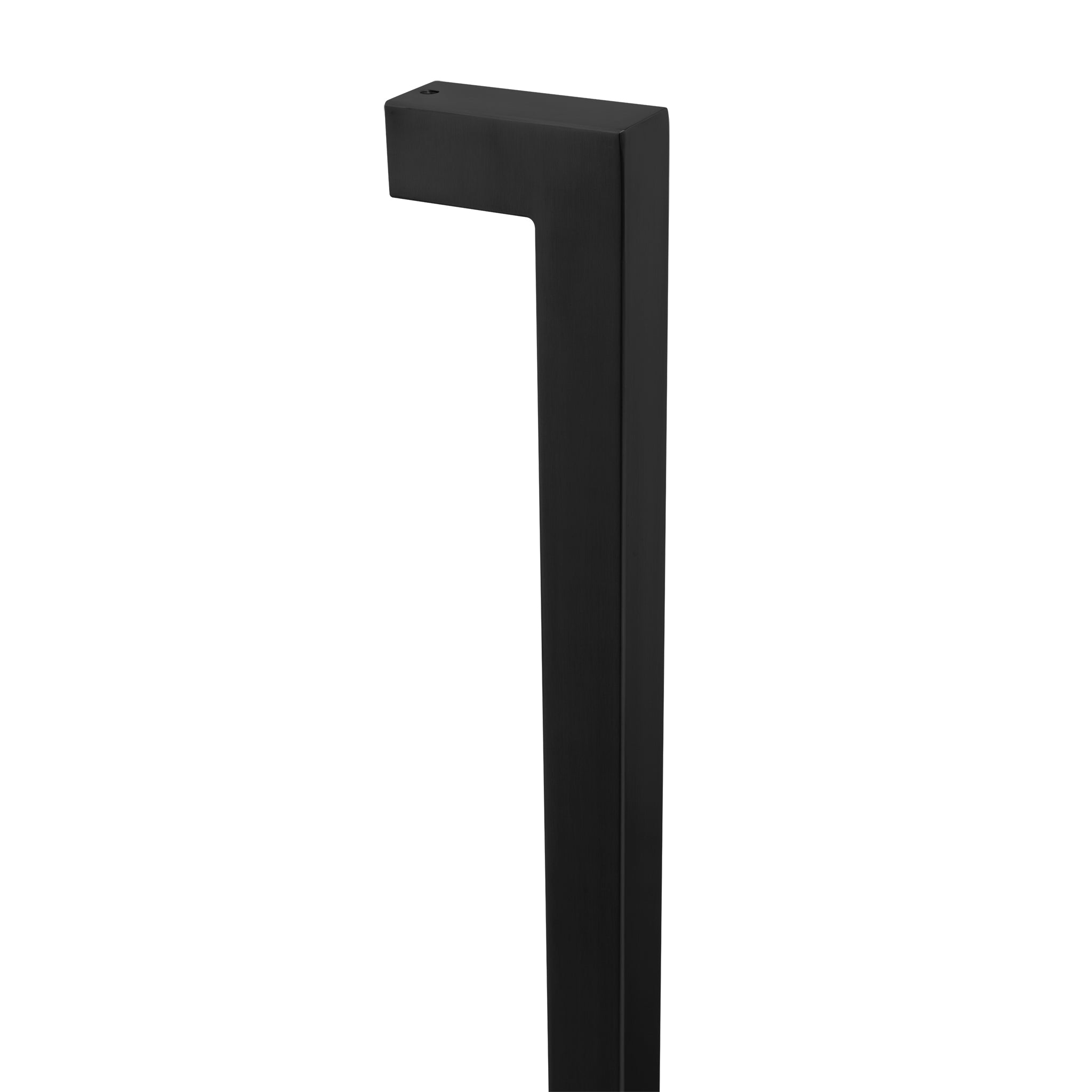 Inline Square Mitre Bar Pull Handle | Black