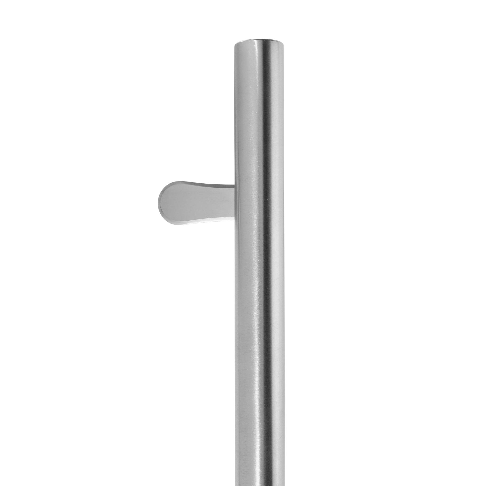 Offset Round Bar Pull Handle | Satin Stainless Steel