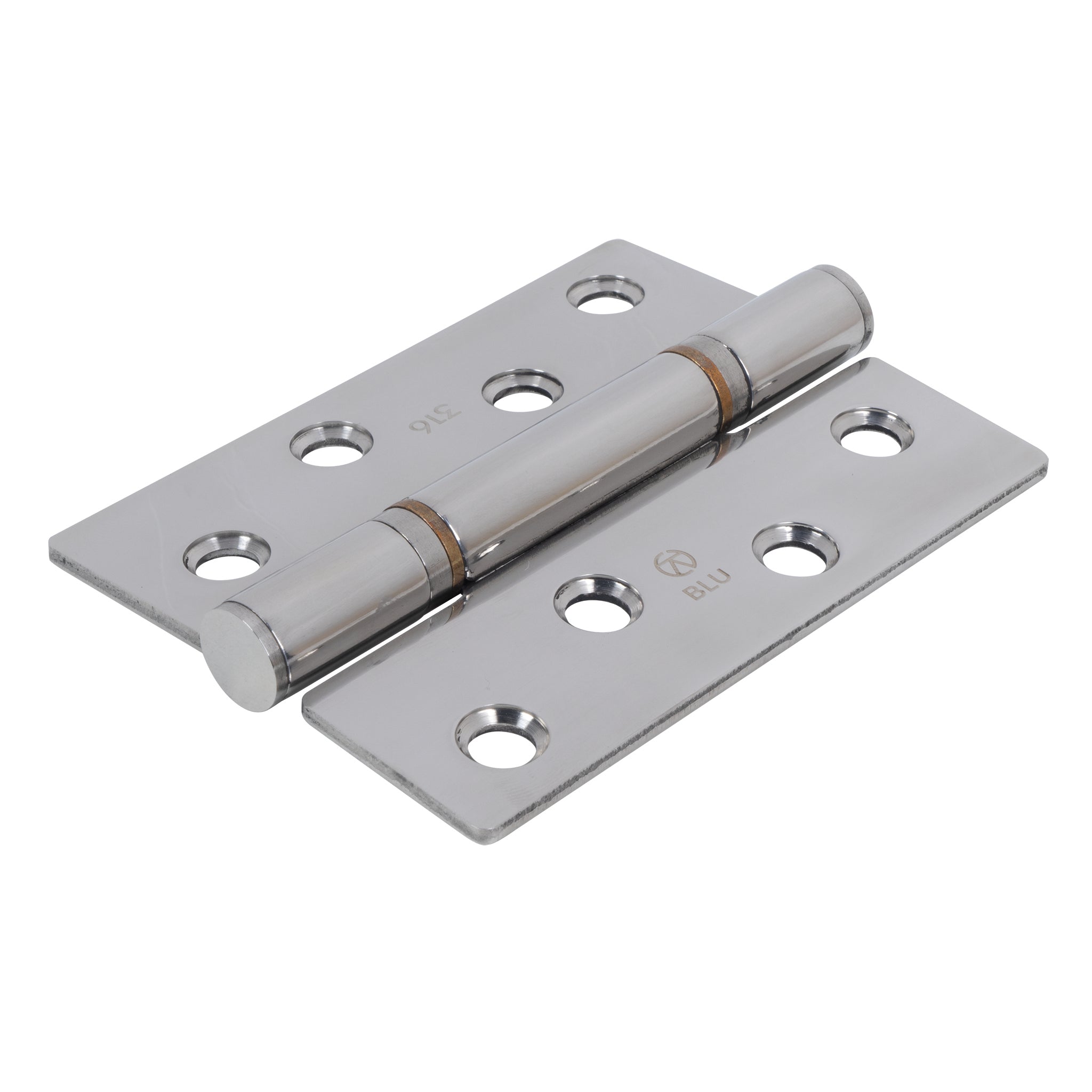 Door Butt Hinge | Polished Stainless Steel