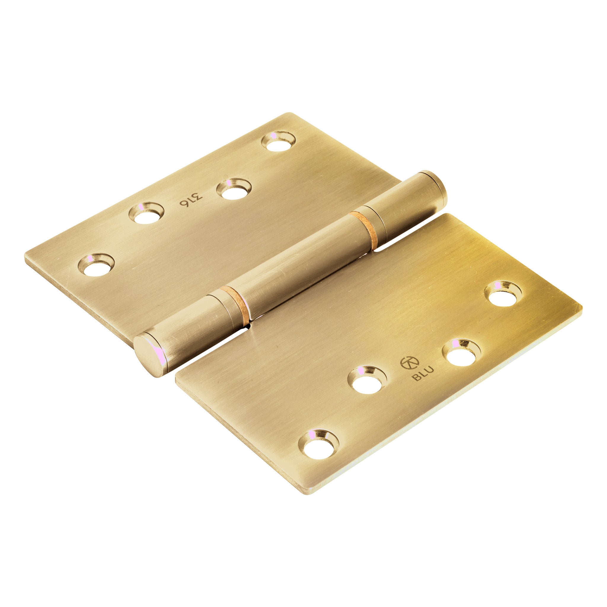 Door Projection Butt Hinge | PVD Stainless Satin Brass