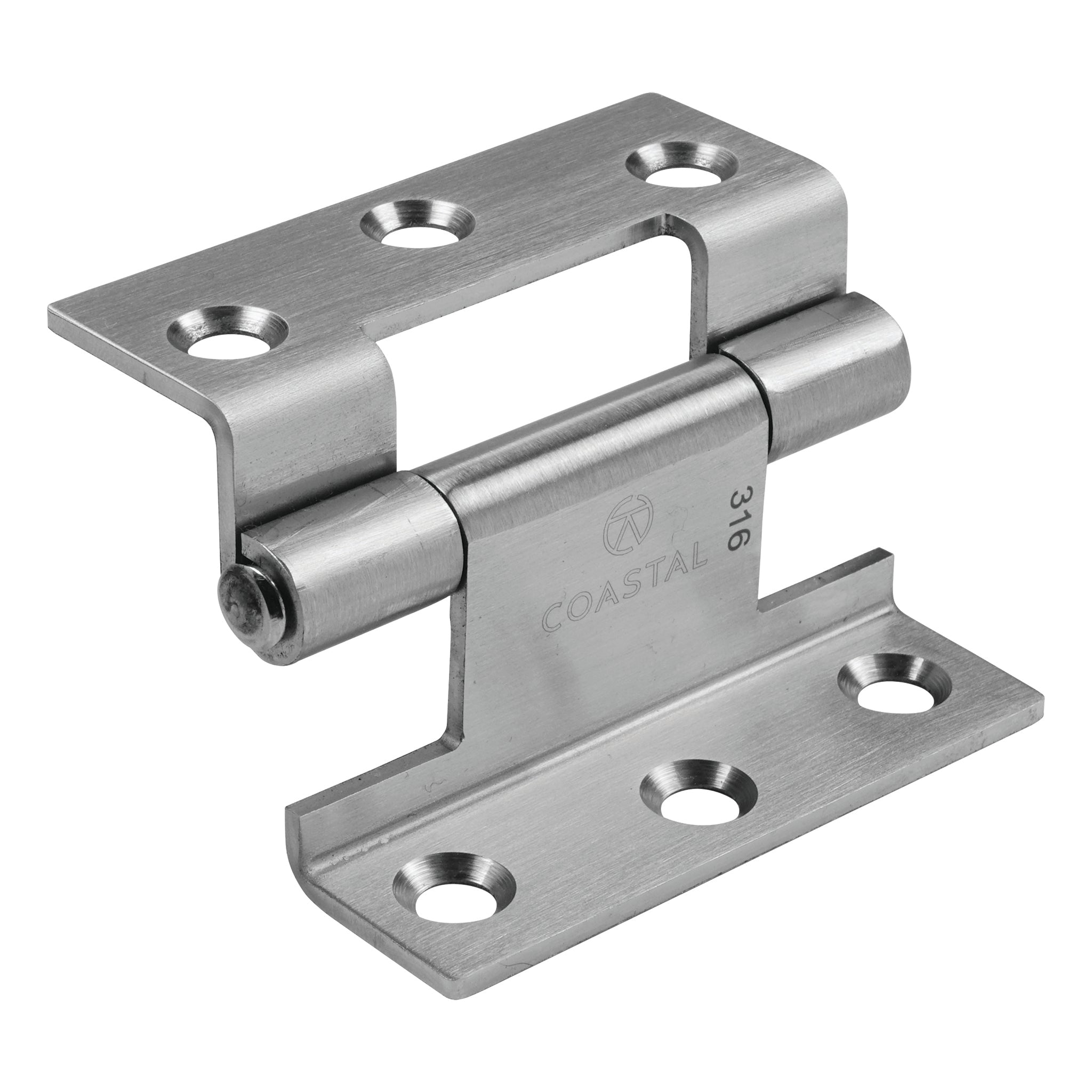 Stormproof Butt Hinges | Satin Stainless Steel