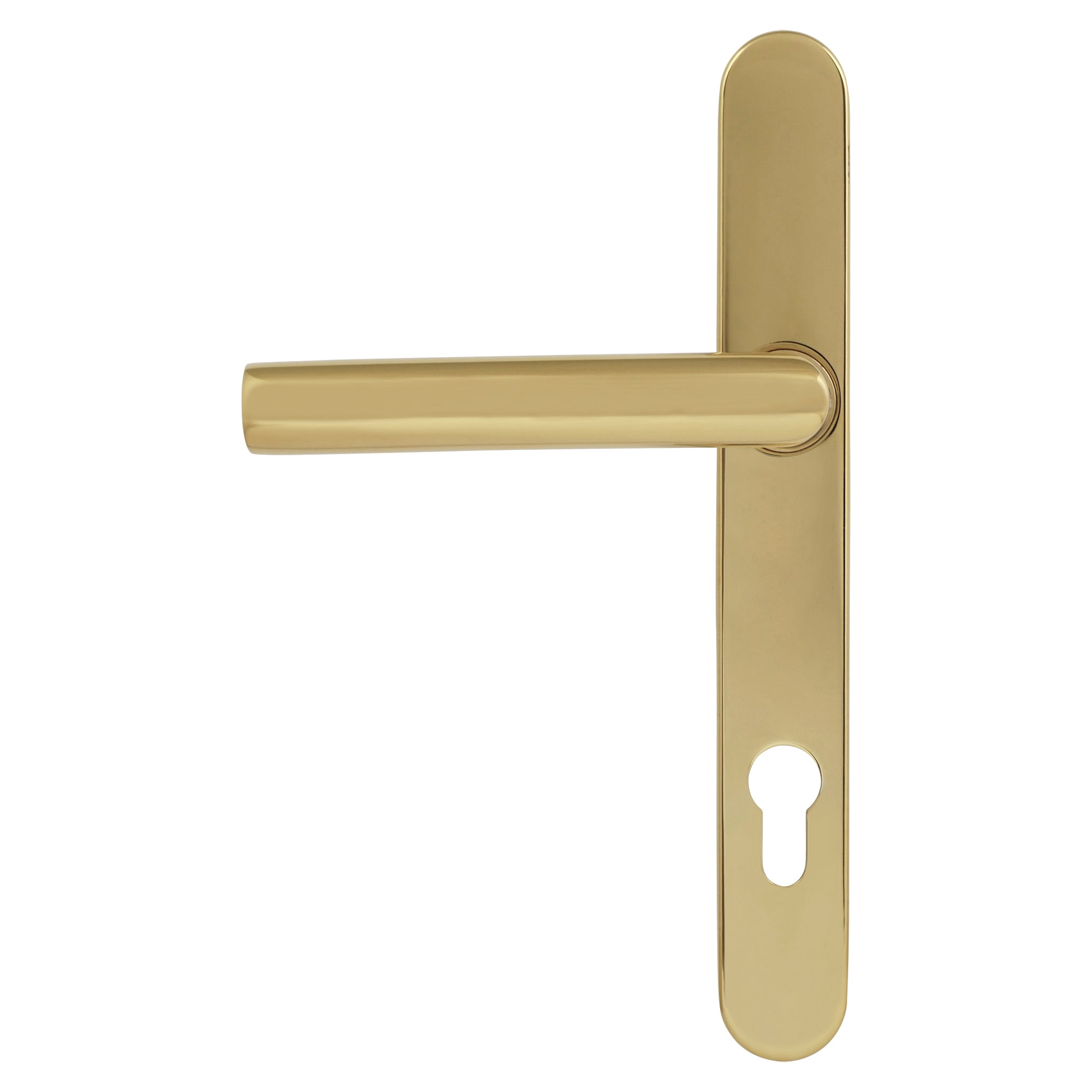 Jigsaw Multipoint Door Lock Handle | PVD Stainless Polished Brass