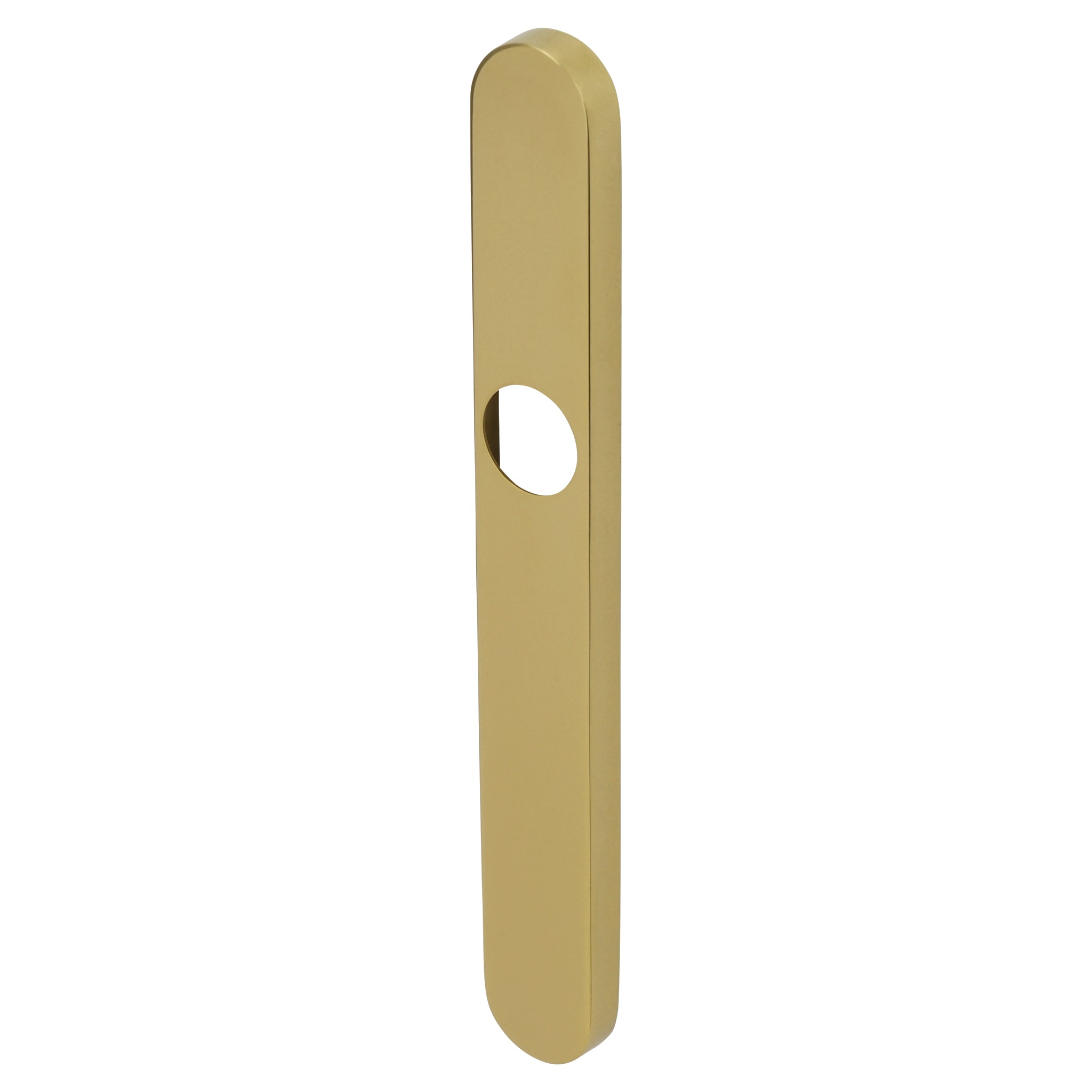 Jigsaw Door Handle Cover Plate | PVD Stainless Polished Brass