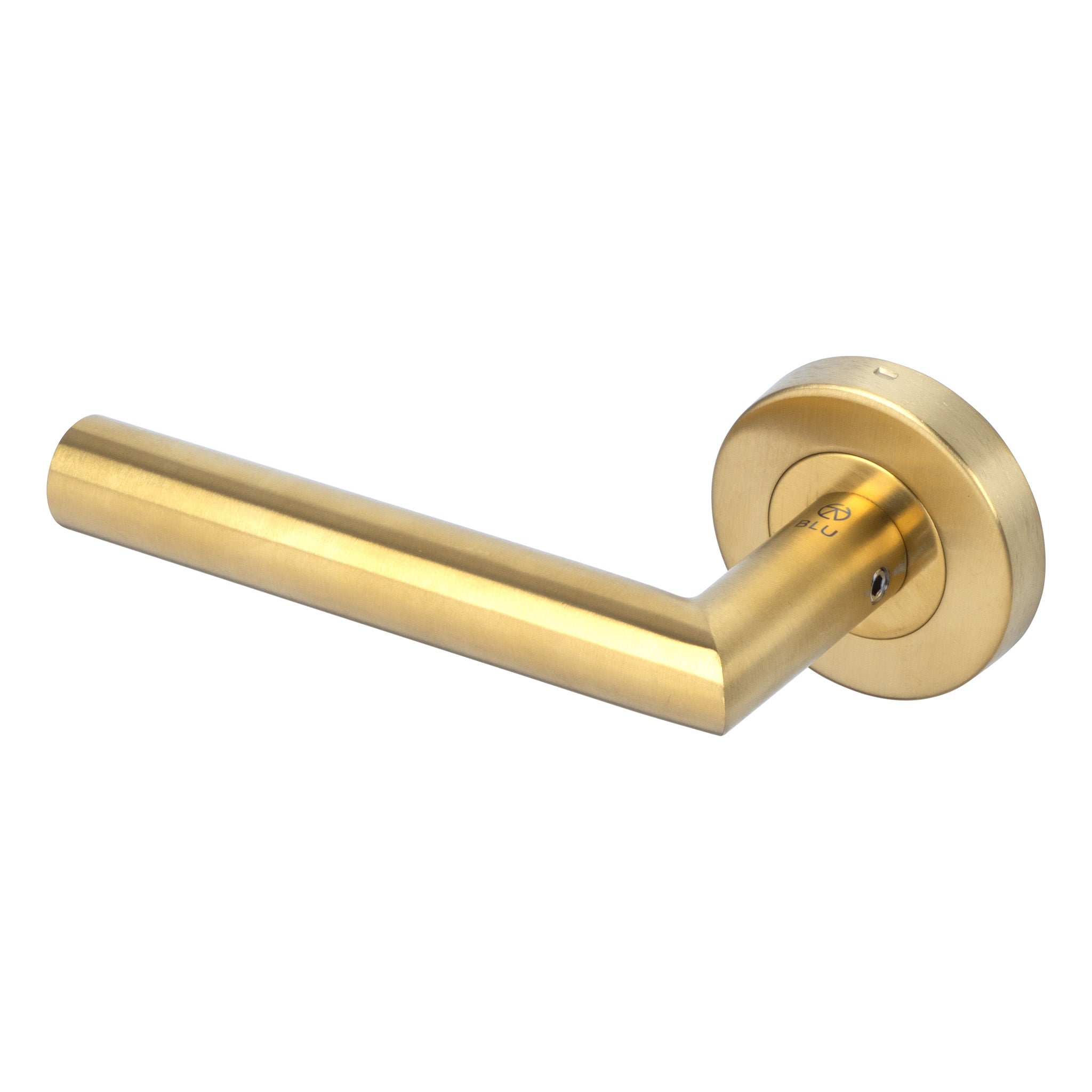 Mitre Lever Door Handle | PVD Stainless Satin Brass