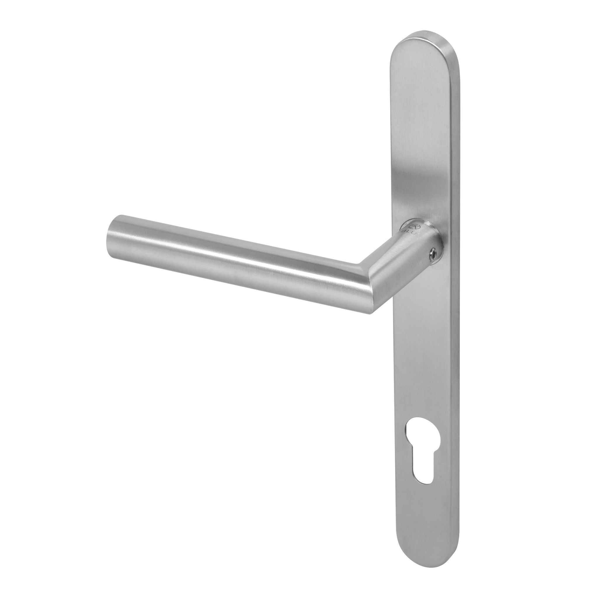 Mitre Lever Door Handle Unsprung | Satin Stainless Steel