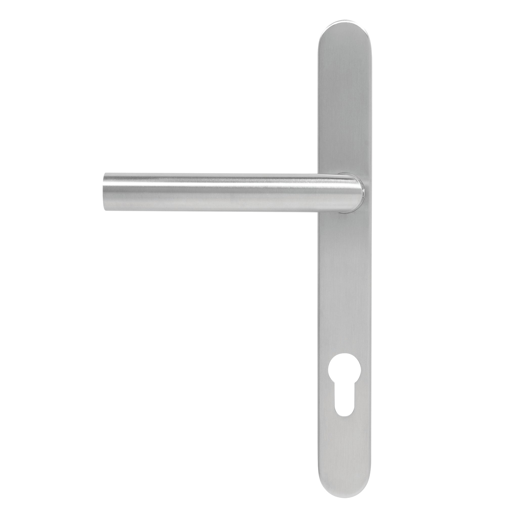 Mitre Lever Door Handle Unsprung | Satin Stainless Steel