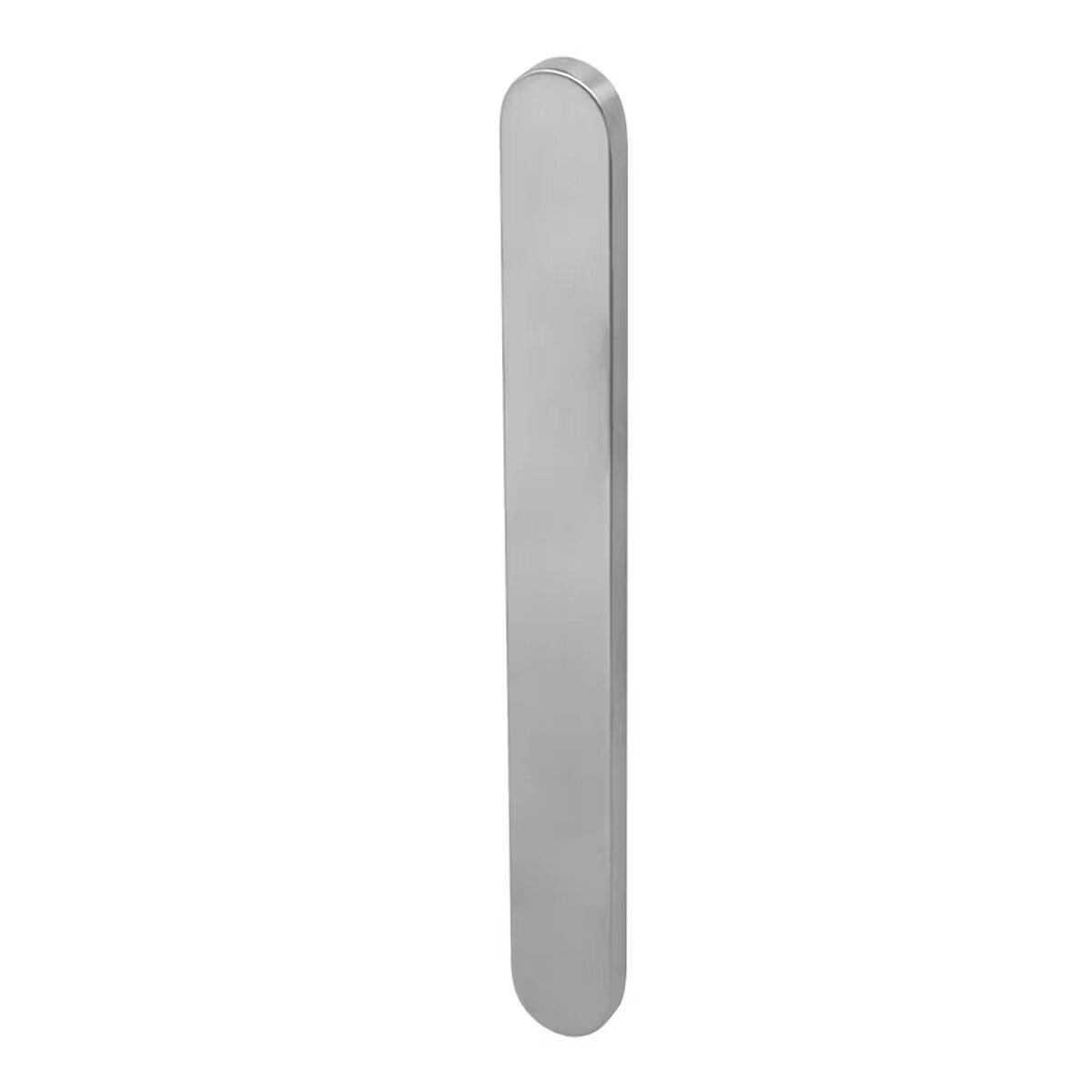 Mitre Lever Door Handle Unsprung (Blank Plate) | Satin Stainless Steel