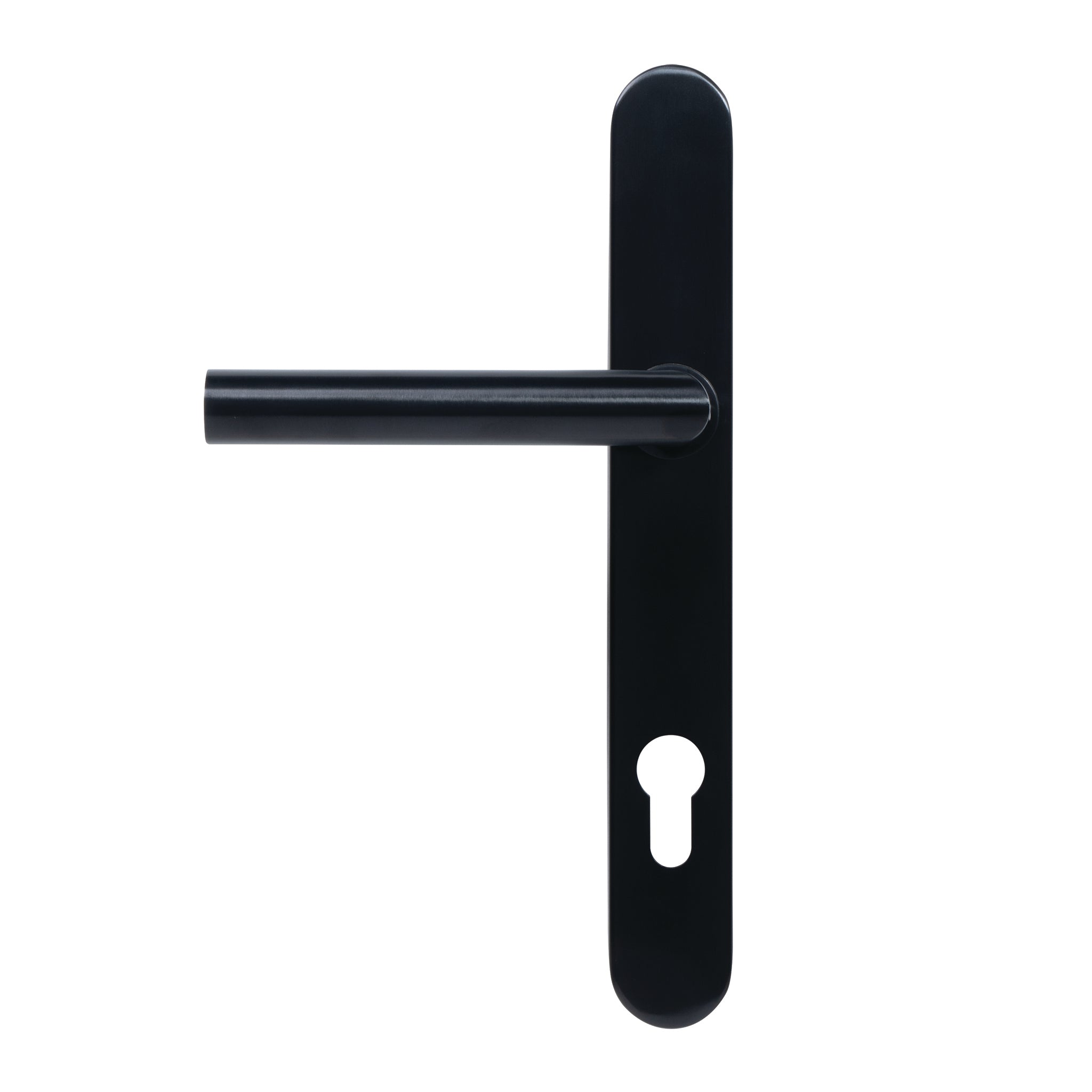 Mitre Lever Door Handle Sprung | Black
