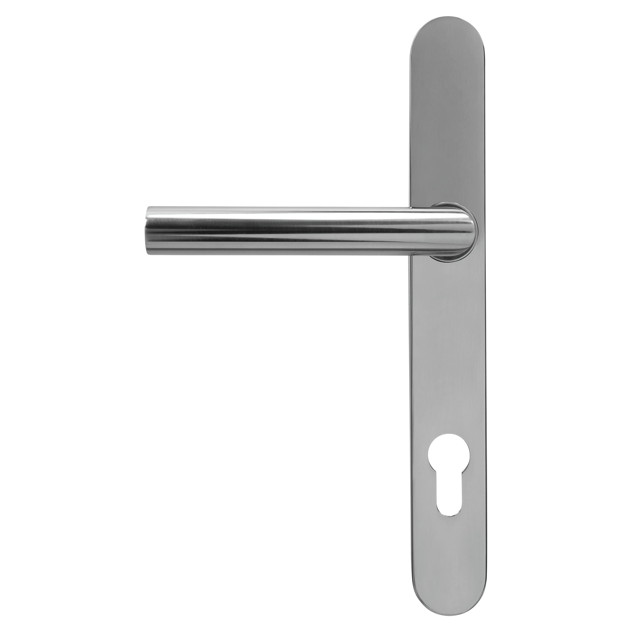 Mitre Lever Door Handle Sprung | Polished Stainless Steel
