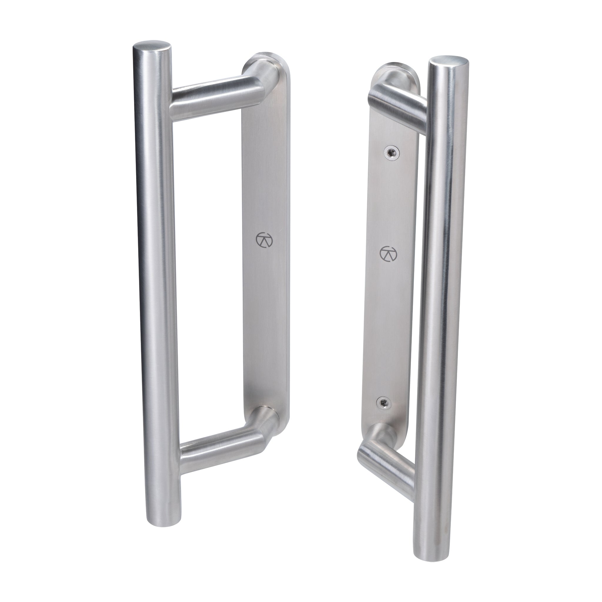 Straight Sliding Patio Door Handle Sets | Satin Stainless Steel