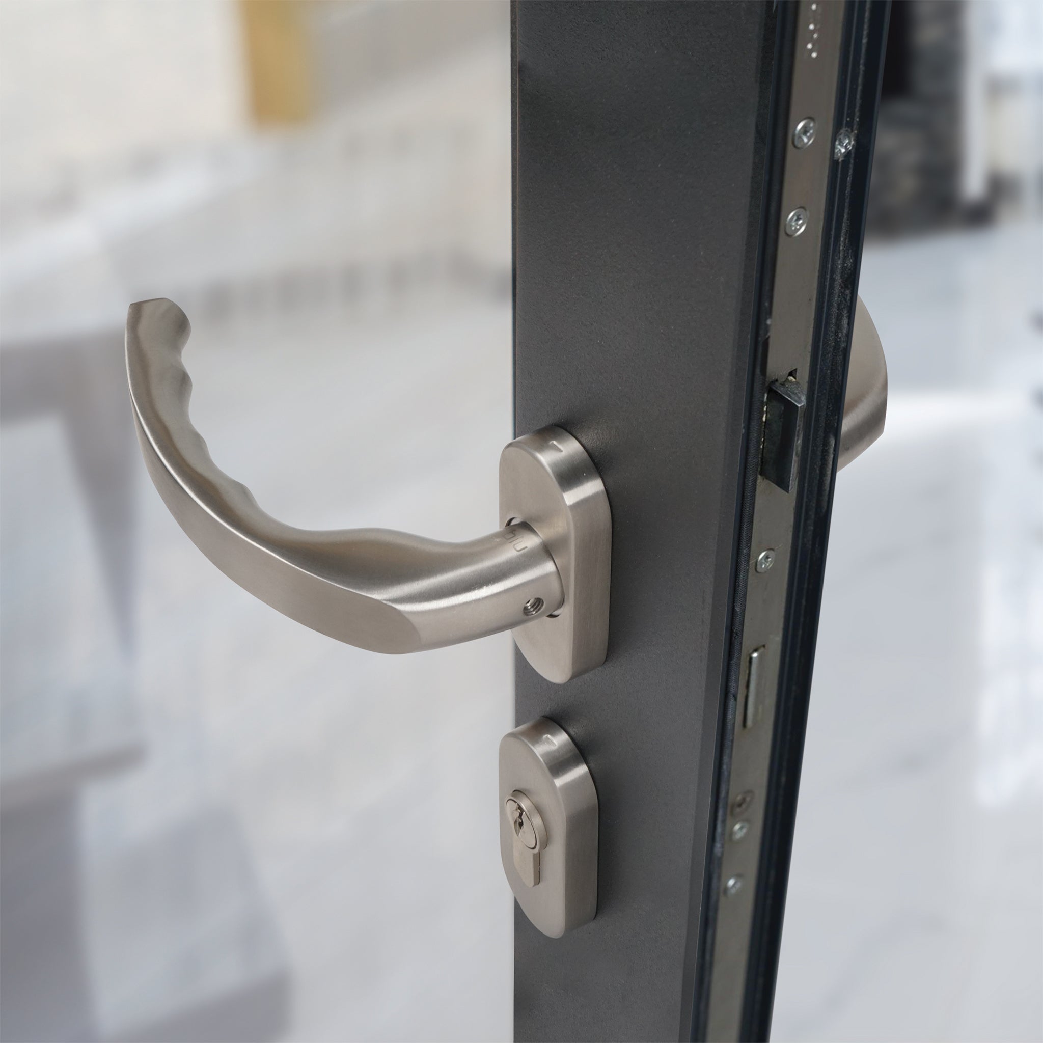 Ergonomic Lever Door Handle | Satin Stainless Steel
