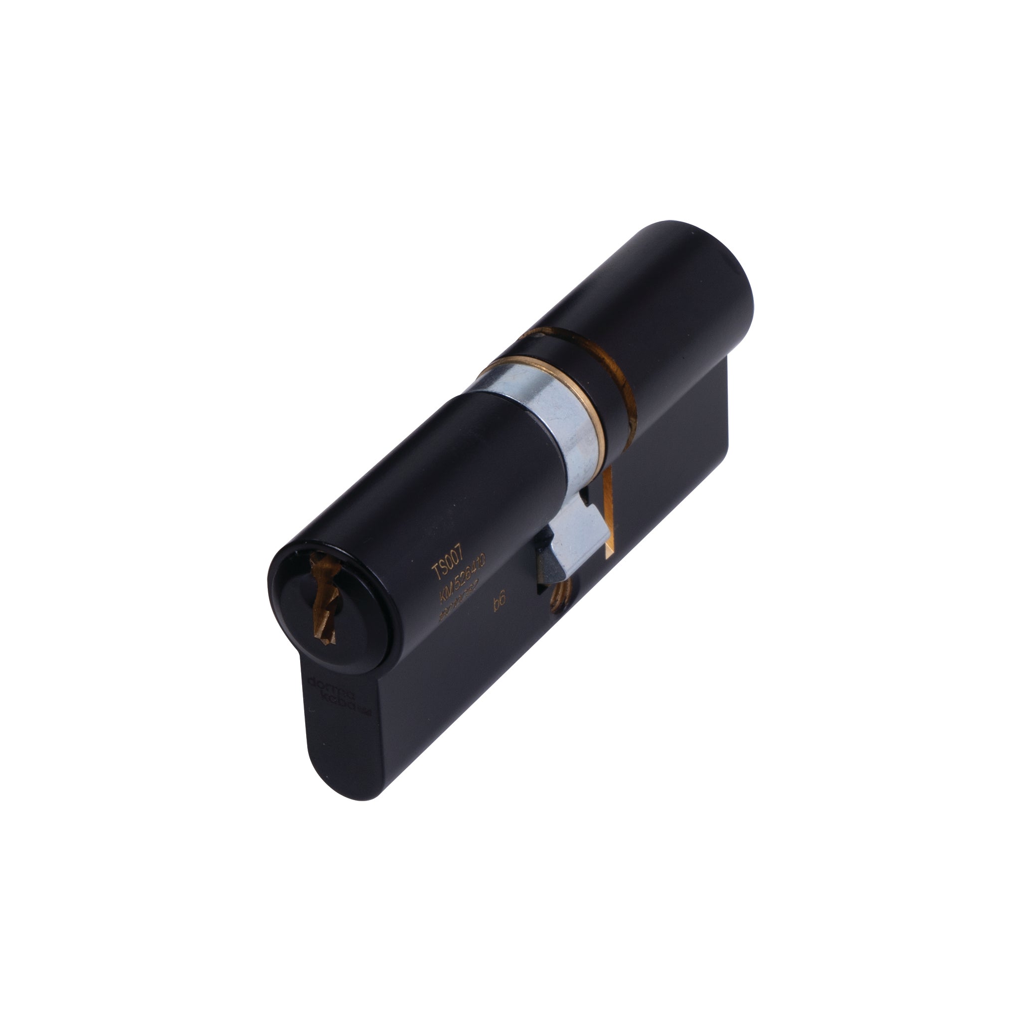 3 Star Euro Profile Double Cylinder | Matt Black Finish
